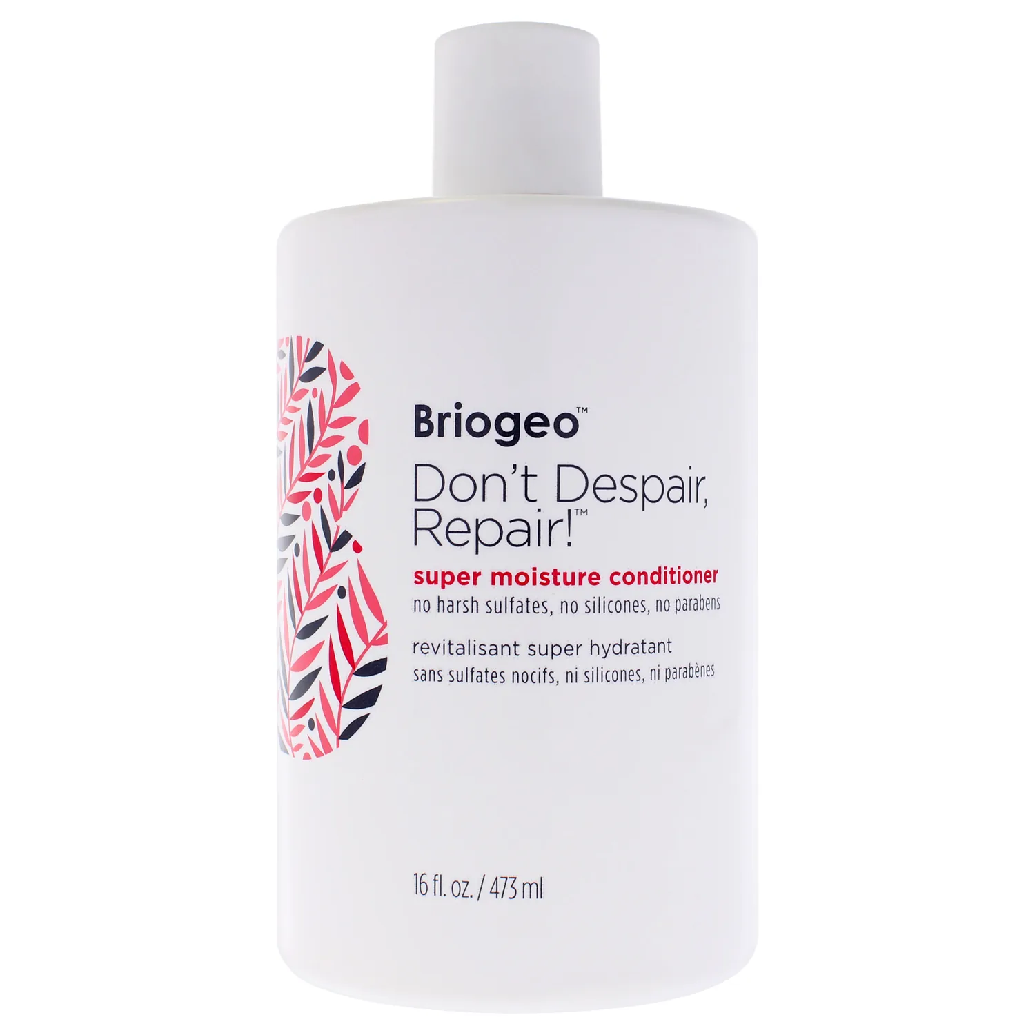 Briogeo Don't Despair, Repair! Super Moisture Conditioner, for Dry, Damaged Hair, Hair Moisturizer featuring Argan Oil, Vegan, Cruelty-Free, 16 fl oz