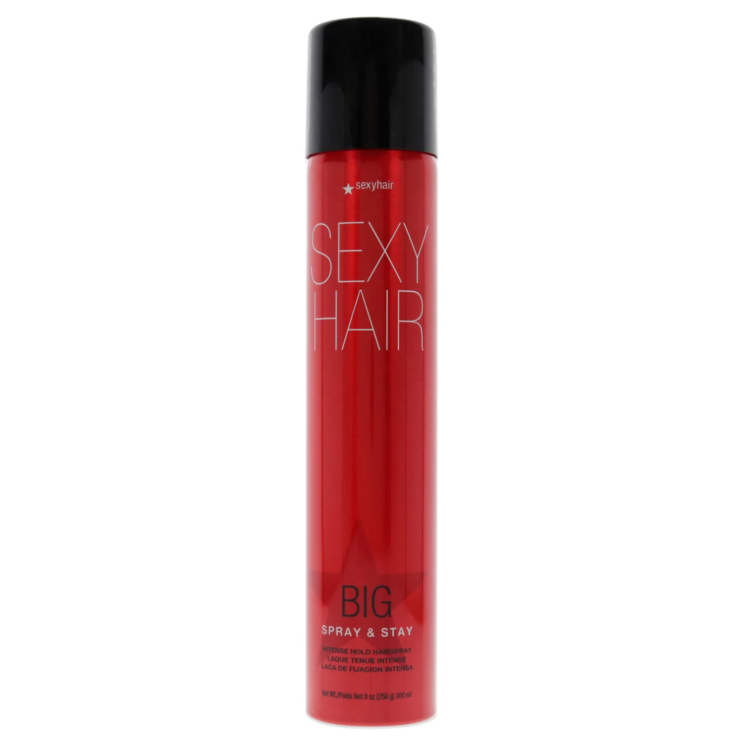 SexyHair Big Spray & Stay Intense Hold Hairspray, 9 Oz | Extreme Hold and Shine | Up to 72 Hour Humidity Resistance | All Hair Types