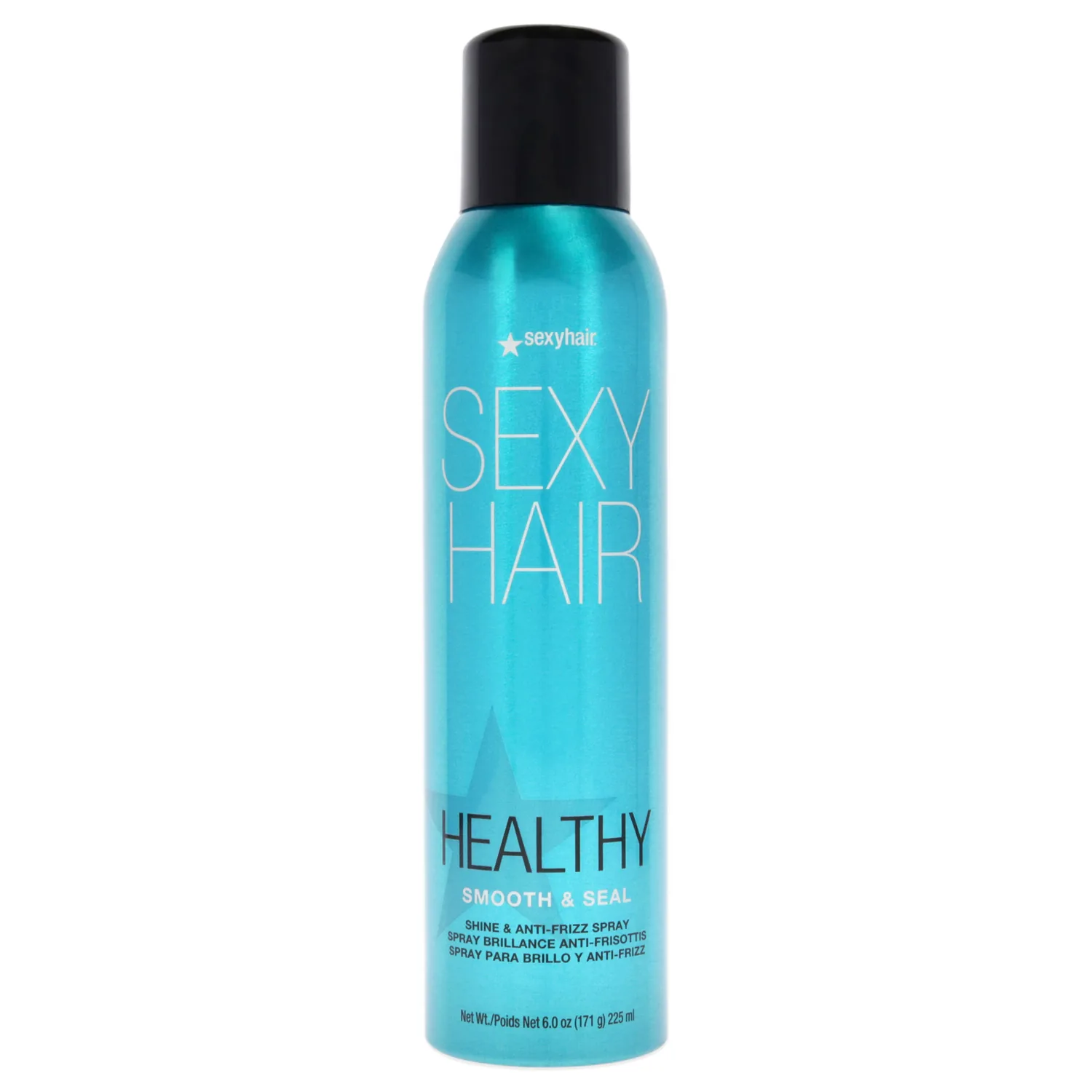 SexyHair Healthy Smooth and Seal Shine and Anti-Frizz Spray, 6 Oz | Smooths Cuticle | Adds Shine and Reduces Frizz | All Hair Types