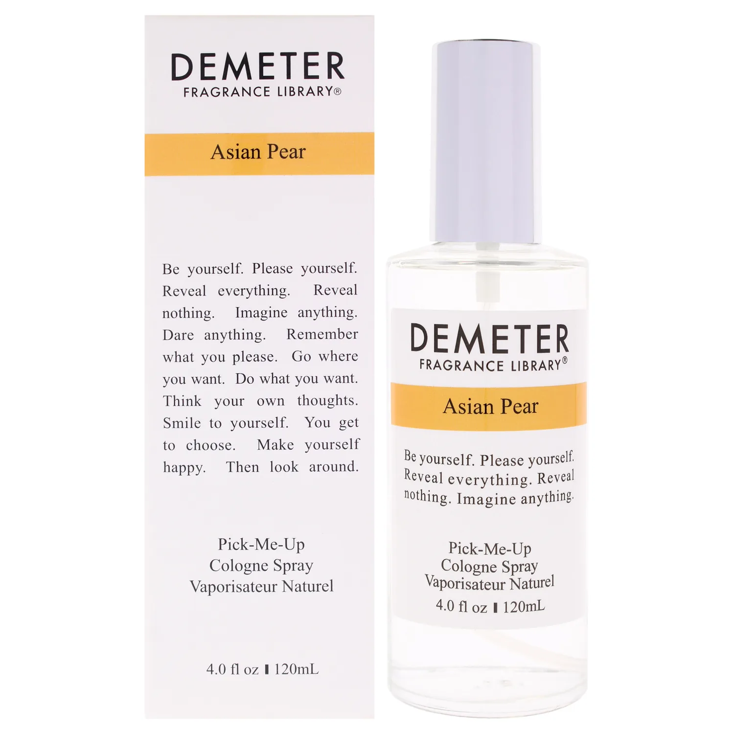 Demeter Asian Pear Pick-me Up Cologne Spray 118ml / 4 oz for Unisex