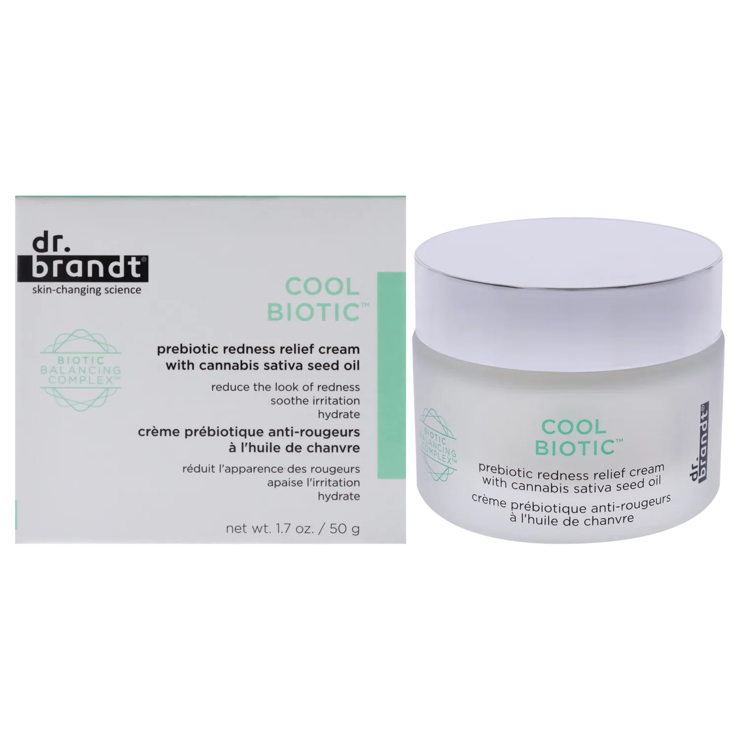 Dr. Brandt Cool Biotic Prebiotic Redness Relief Cream 50ml / 1.7 oz