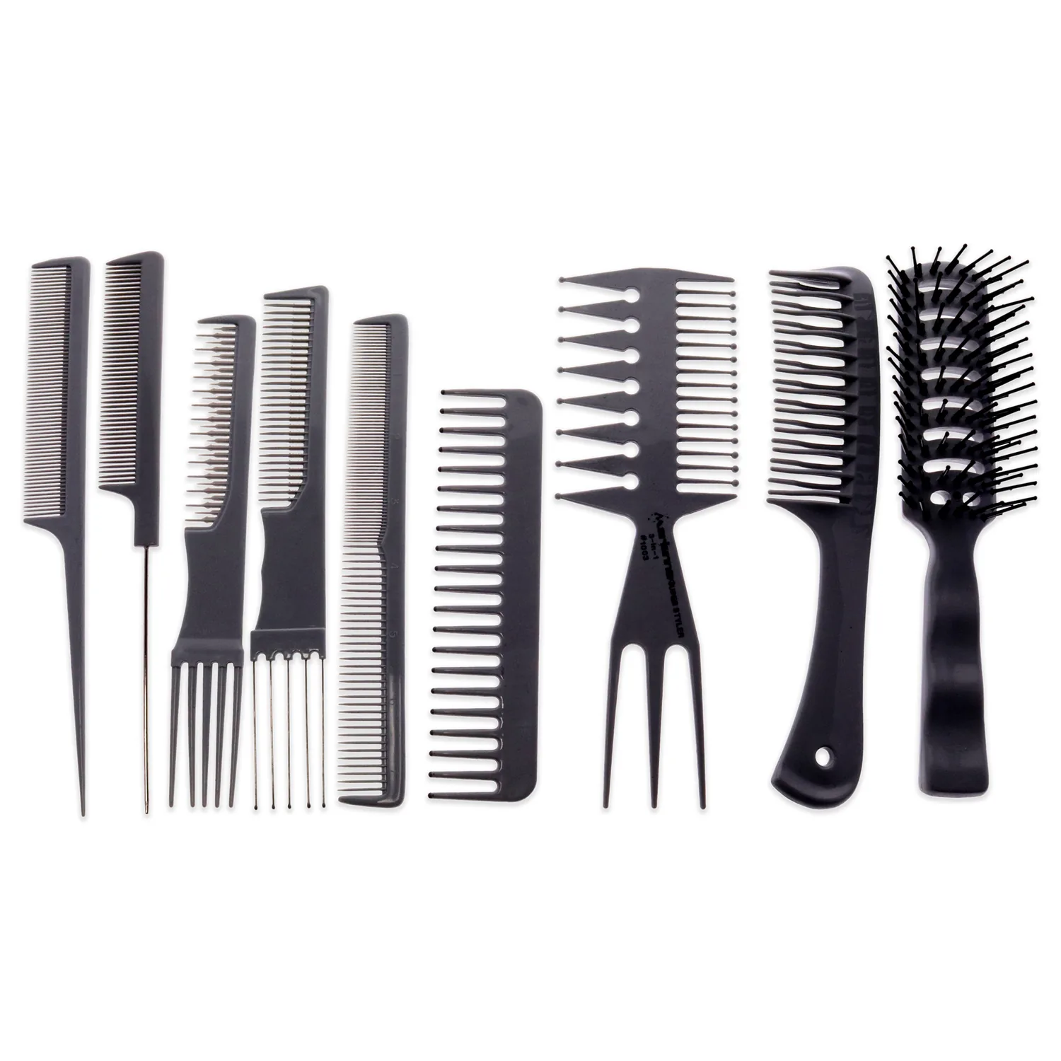 Marianna Professional Plastic Comb and Brush Set Gift Set for Unisex