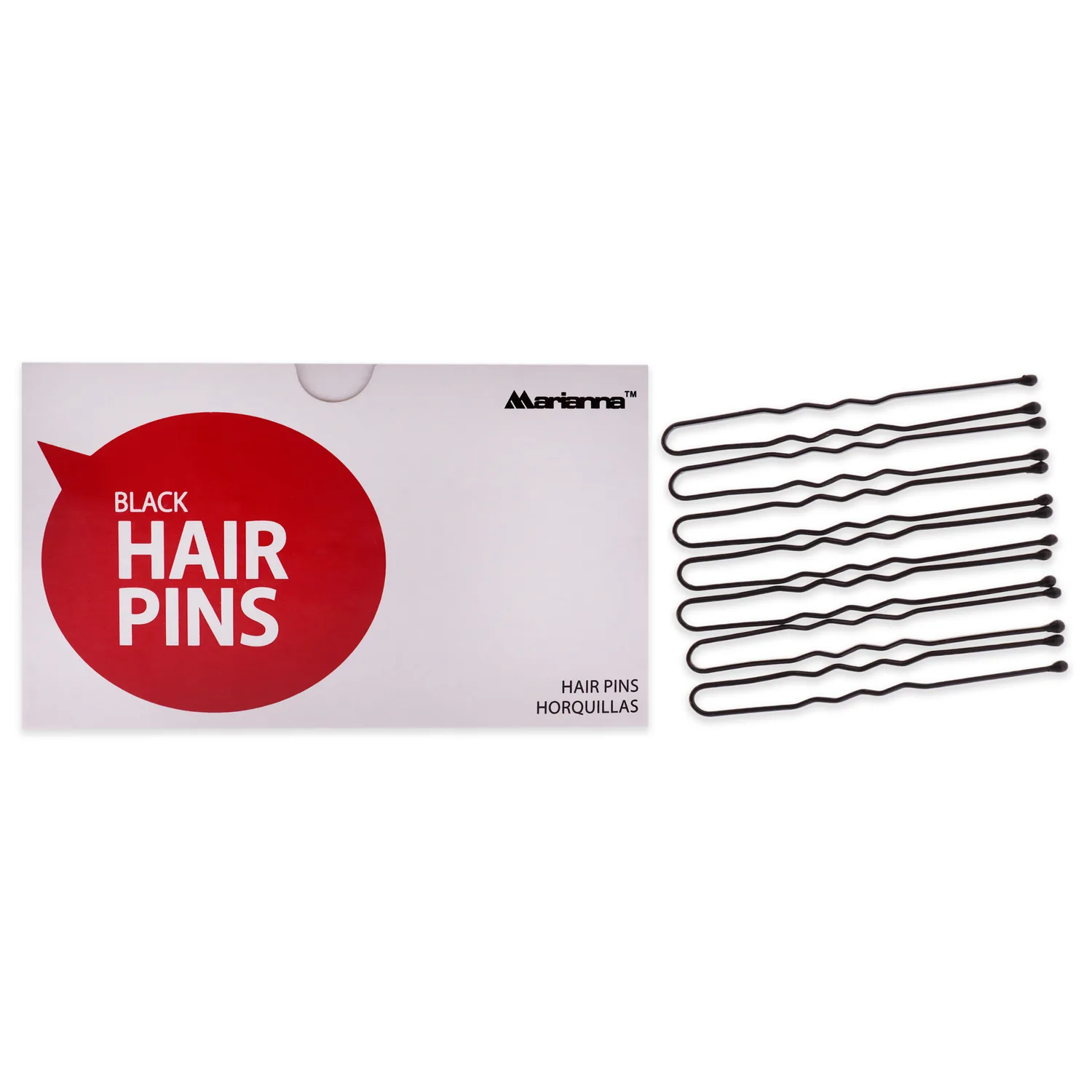 Marianna Pro Basic Hair Pins - Black 1 lb for Women