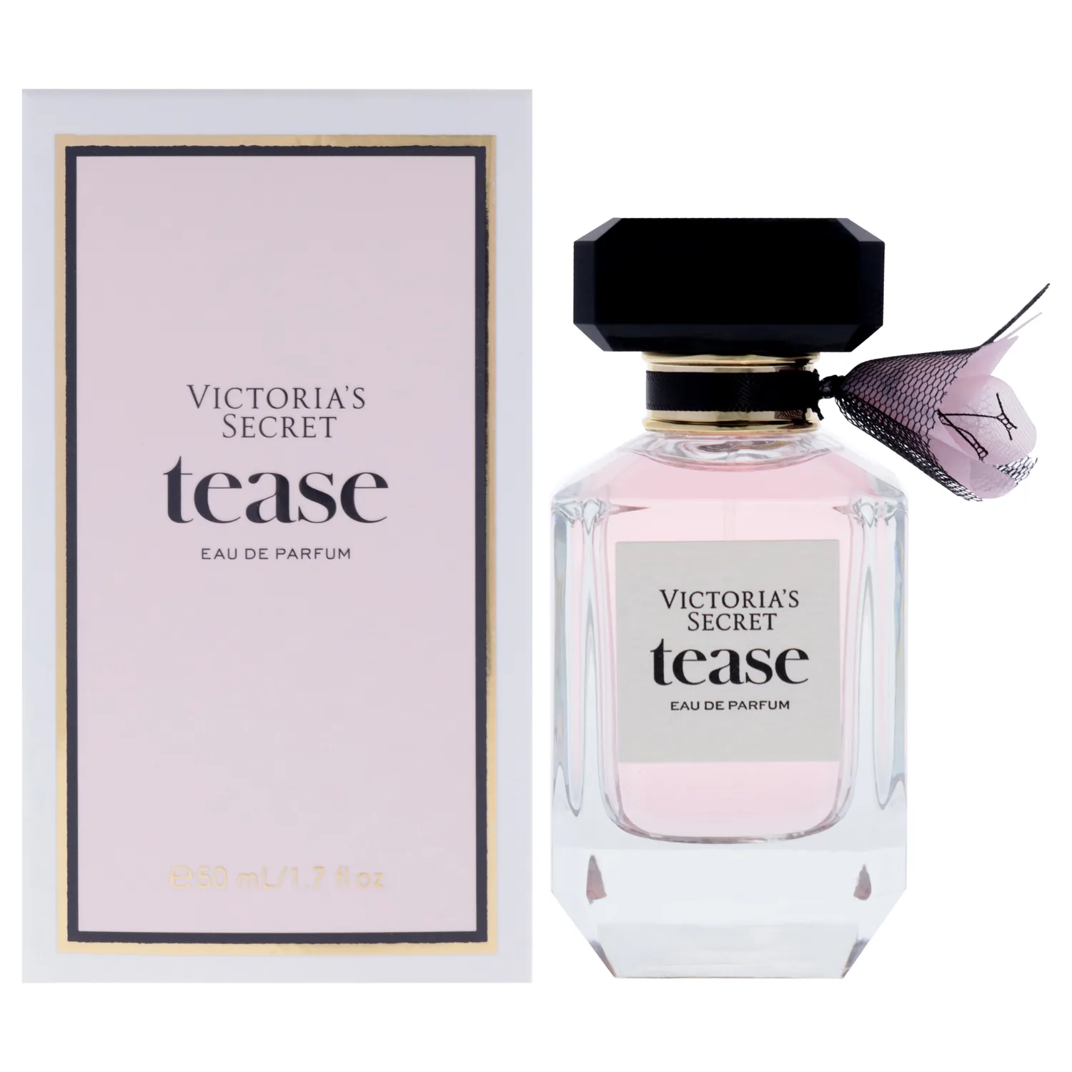 Victoria's Secret Tease Eau de Parfum, Notes of White Gardenia, Anjou Pear & Black Vanilla, Perfumes for Women (1.7 oz)