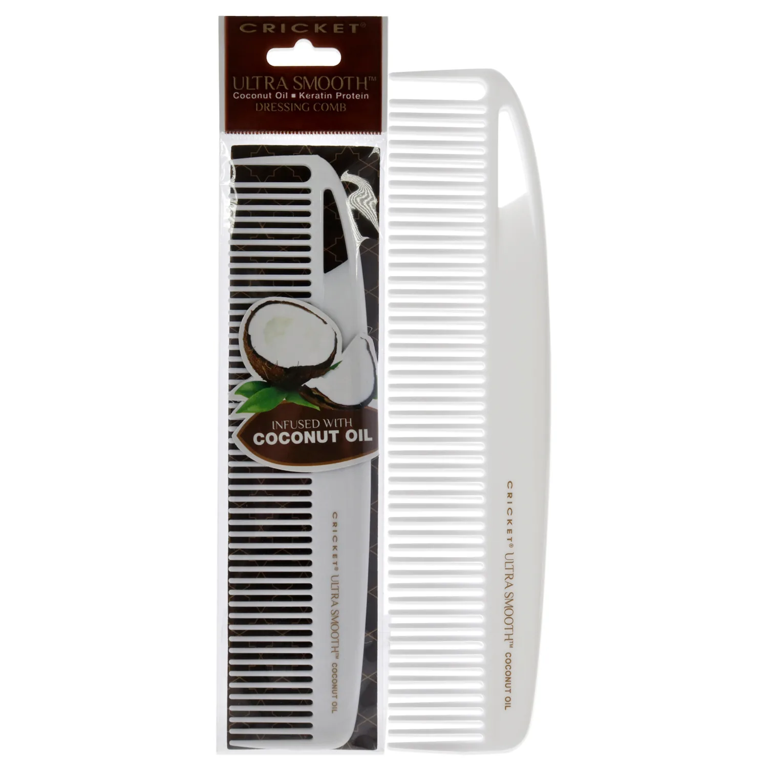 Cricket Ultra Smooth Coconut Dressing Comb for Unisex