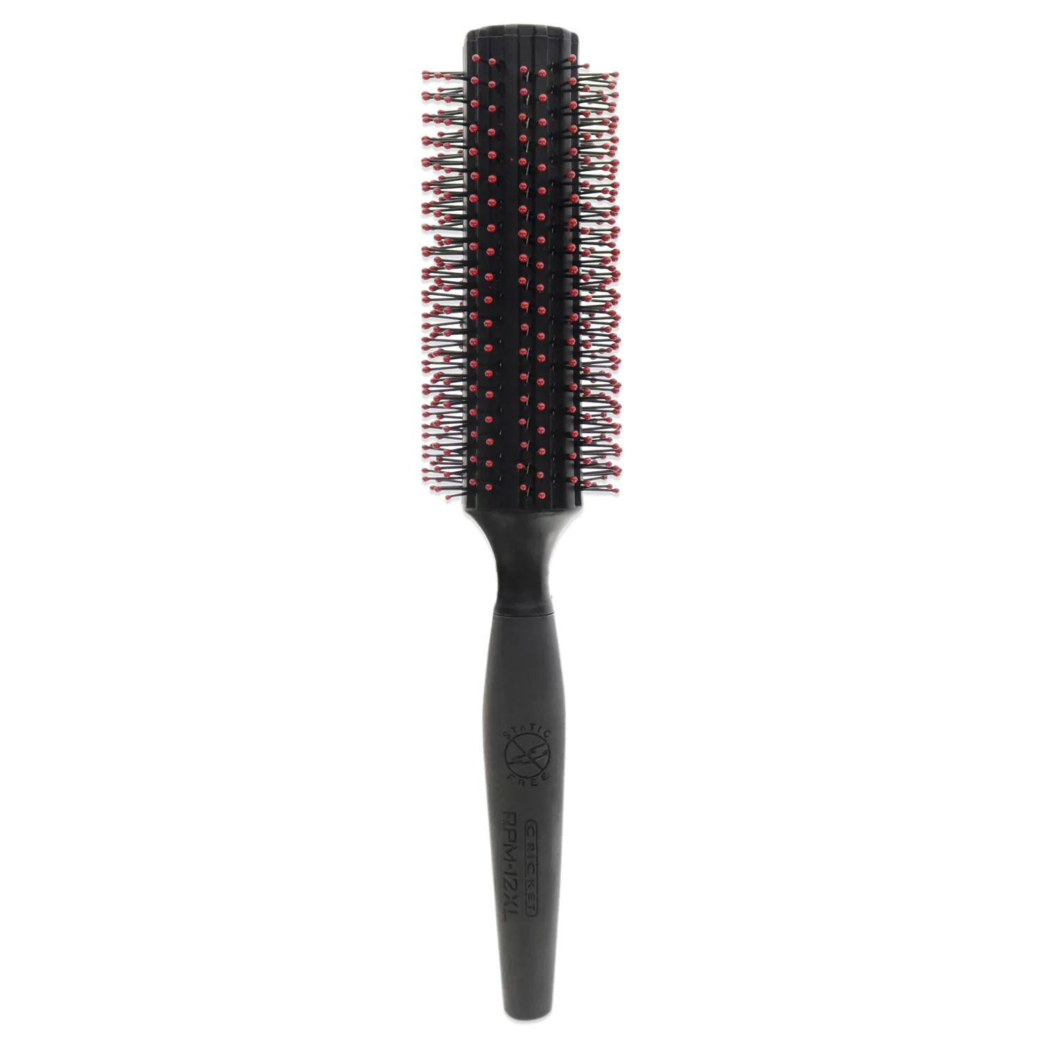Cricket Static Free RPM 12XL Row Round Hair Brush - Effortless Curling, Blow-Drying, and Styling, Ideal for Adding Volume and Creating Smooth Finishes, All Hair Types