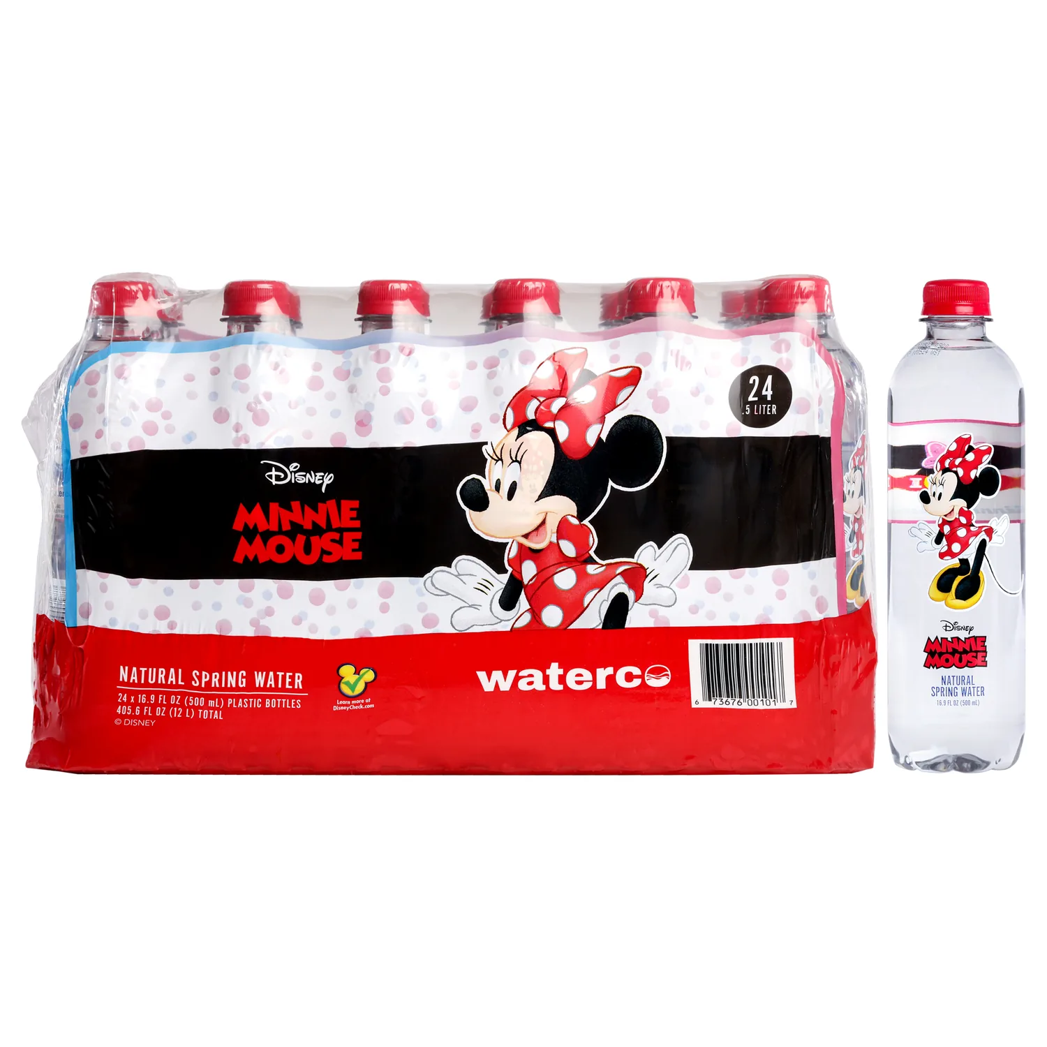 Disney Water PULSE Minnie Mouse Natural Spring Water 16.9 oz