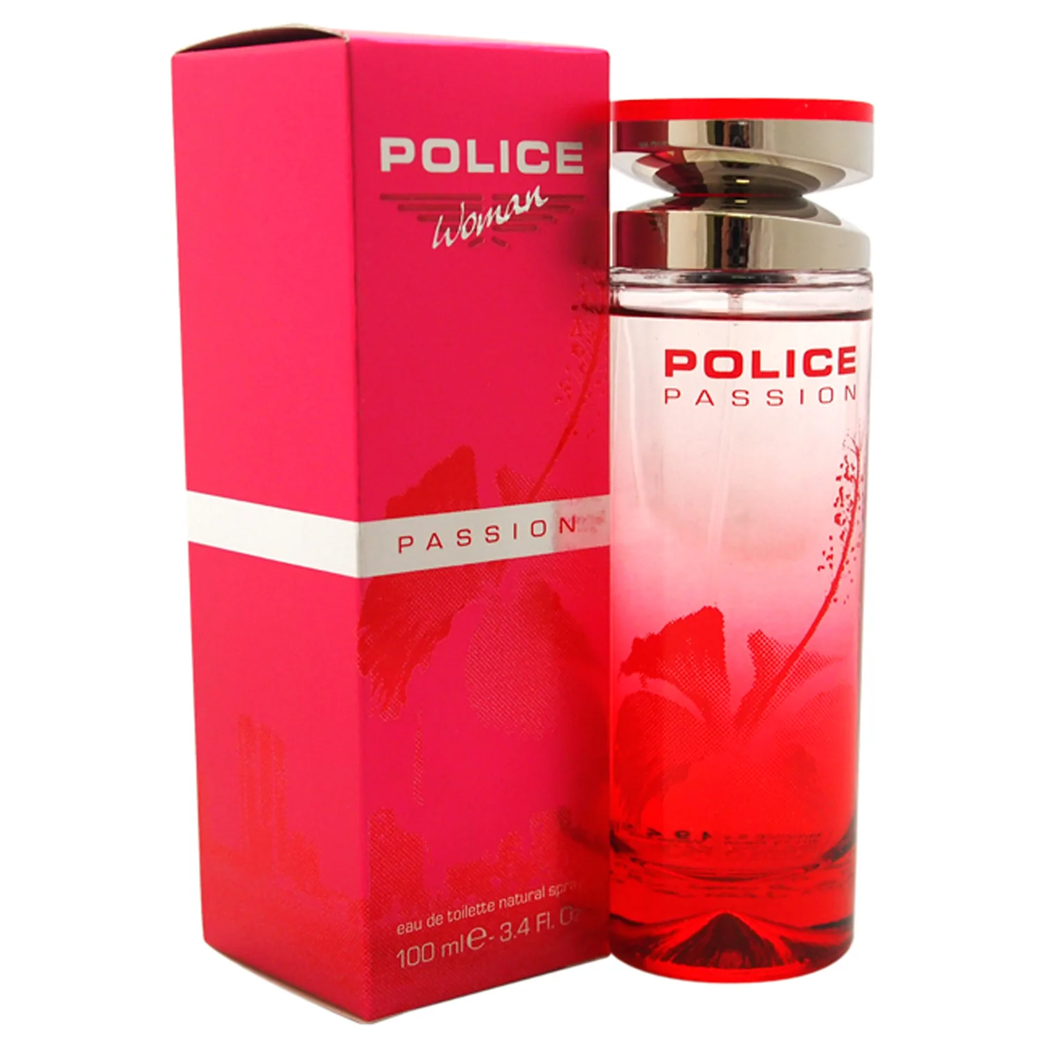 Passion Woman By Police - Fragrance For Women - Floral And Fruity Accords - Top Notes Of Blackcurrant Leaves, Green Apple, Sicilian Bergamot And Sweet Orange - Fresh Flowery Center - 3.4 Oz EDT Spray