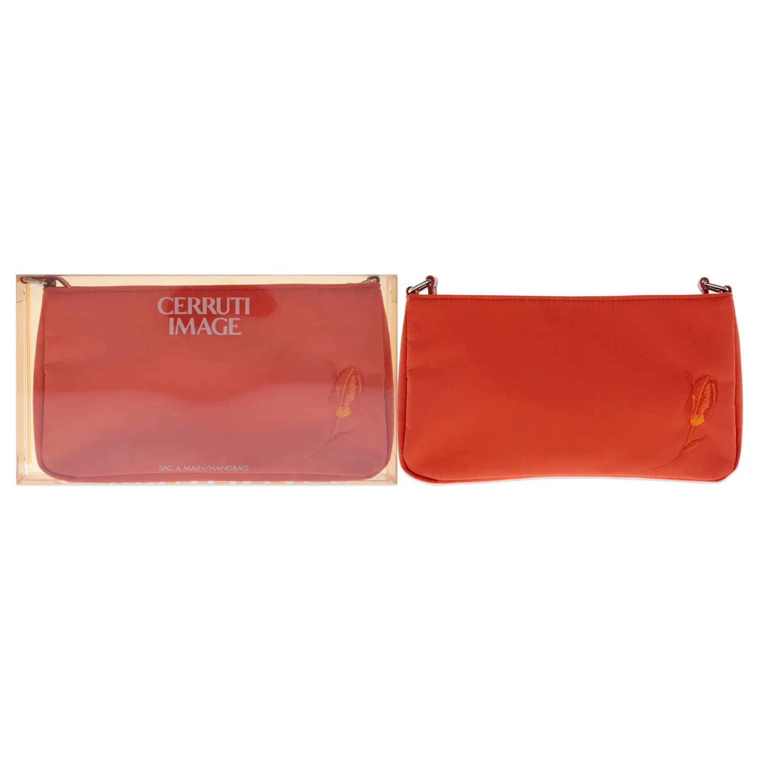 Nino Cerruti 'Image' Orange Canvas Handbag