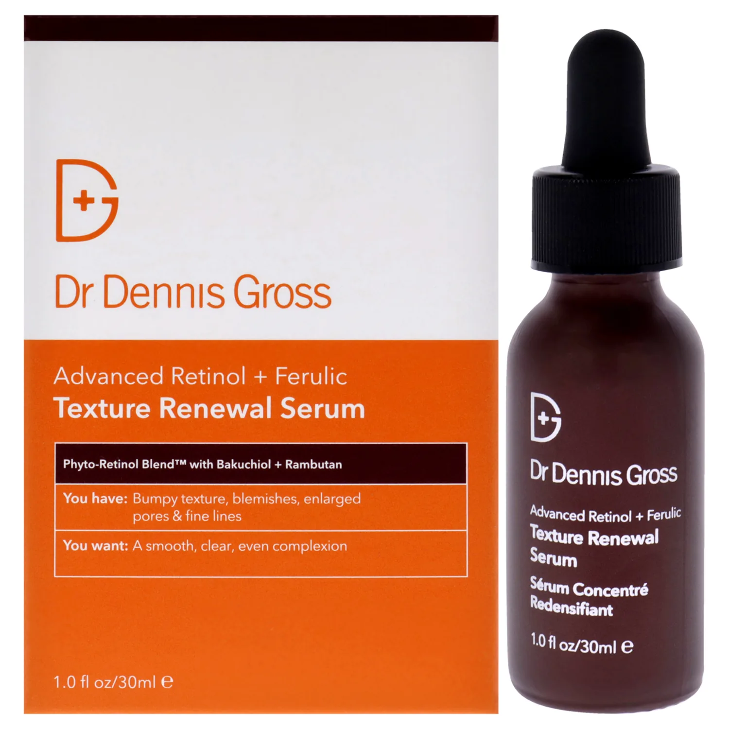 Dr. Dennis Gross Advanced Retinol Plus Ferulic Texture Renewal Serum 30ml / 1 oz