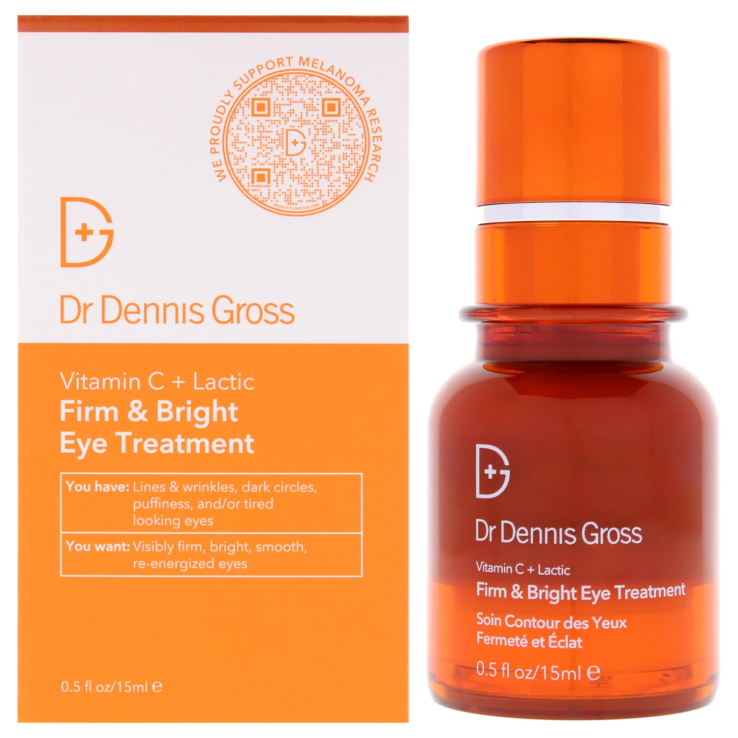 Dr. Dennis Gross Vitamin C Plus Lactic Firm and Bright Eye Treatment 15ml / 0.50 oz