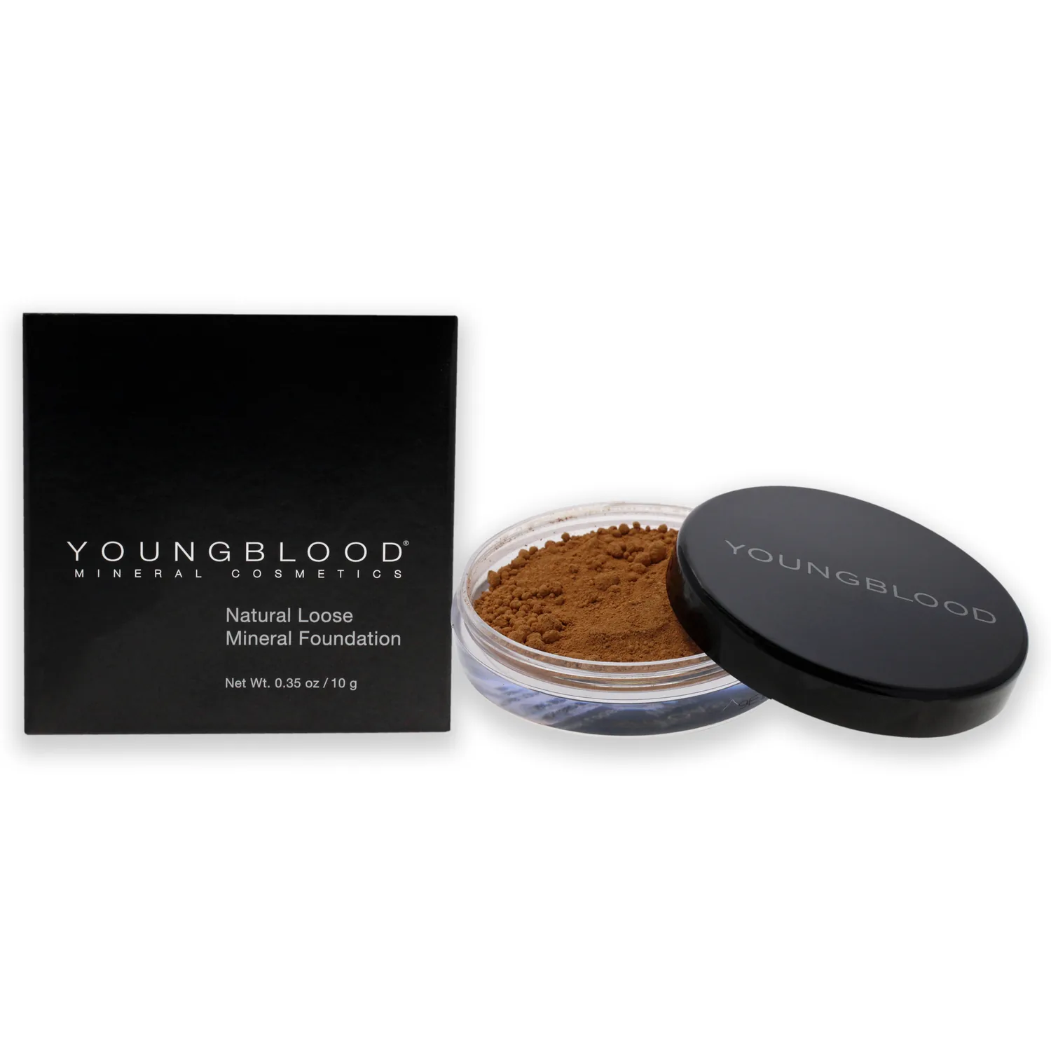 Youngblood Clean Luxury Cosmetics Natural Loose Mineral Foundation, Toast | Loose Face Powder Foundation Mineral Illuminating Full Coverage Oil Control Matte Lasting | Vegan, Cruelty Free