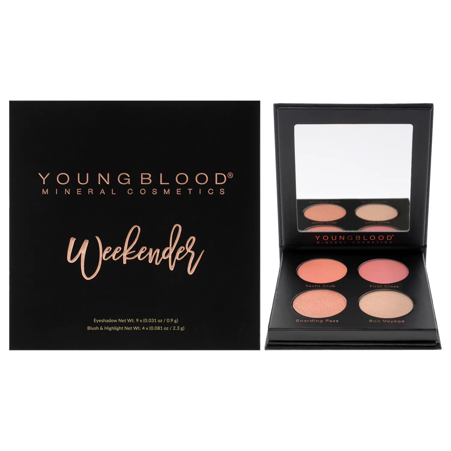 Youngblood Weekender Eye Shadow Palette 0.60 oz