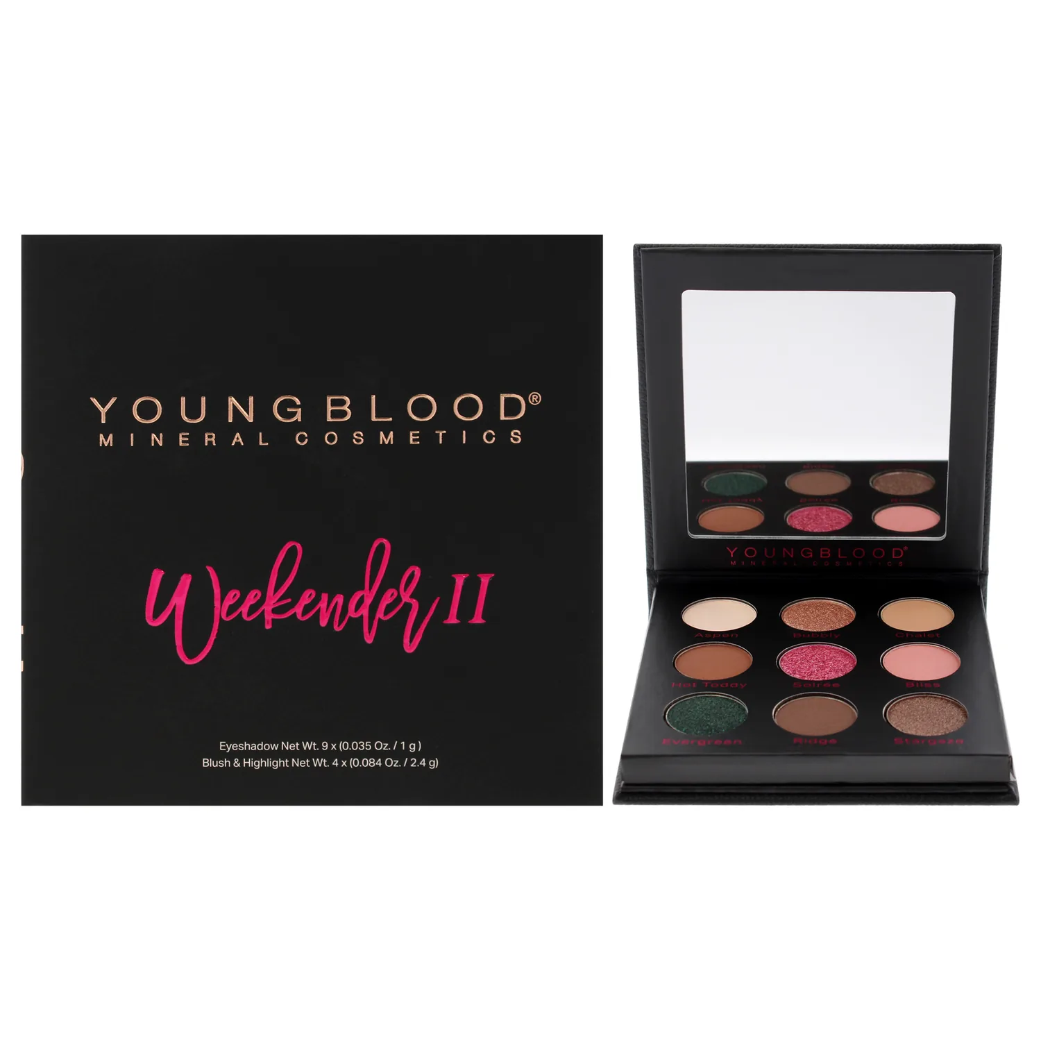 Youngblood Weekender II Palette 19ml / 0.65 oz
