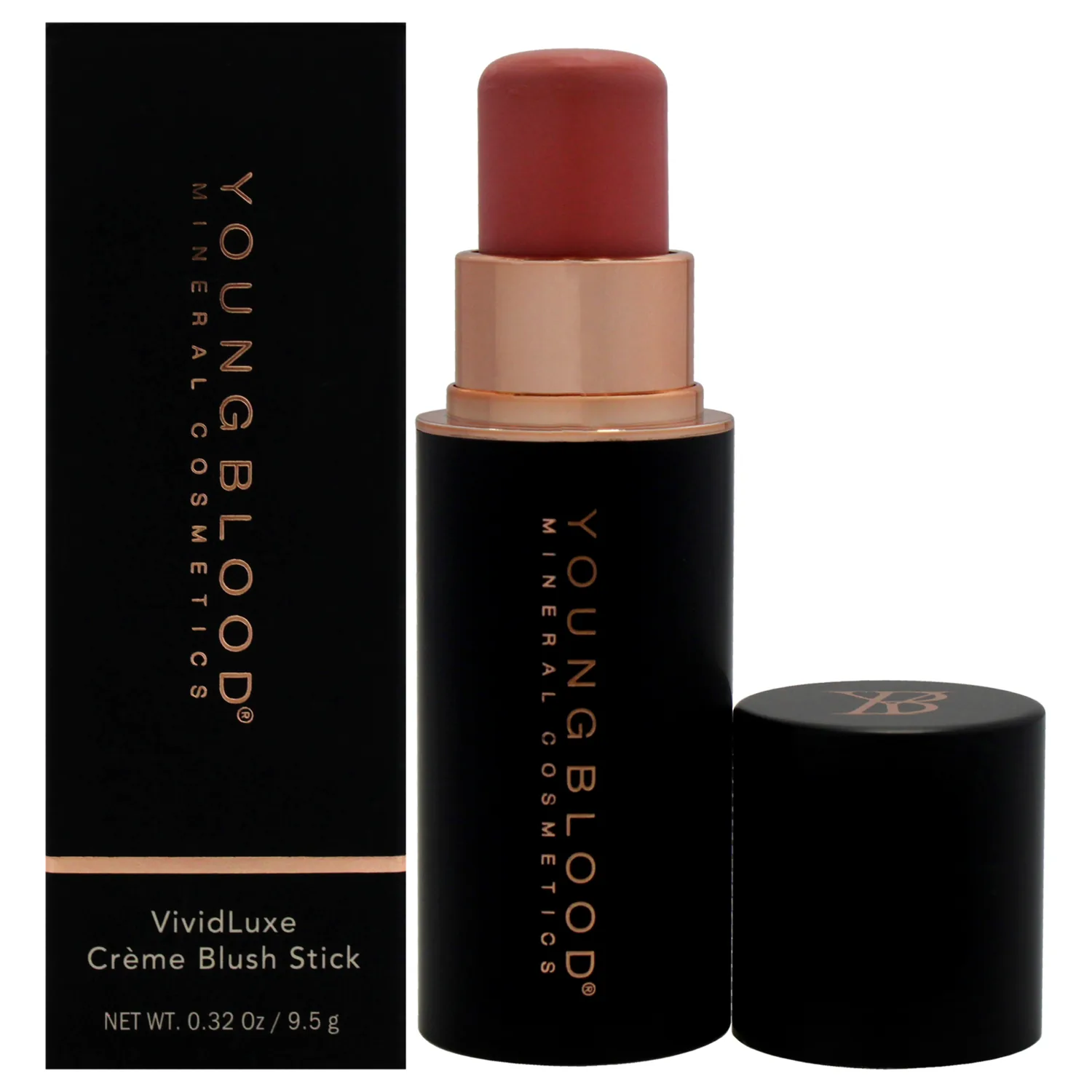 Youngblood VividLuxe Crème Blush Stick - Pink Prosecco 0.32 oz