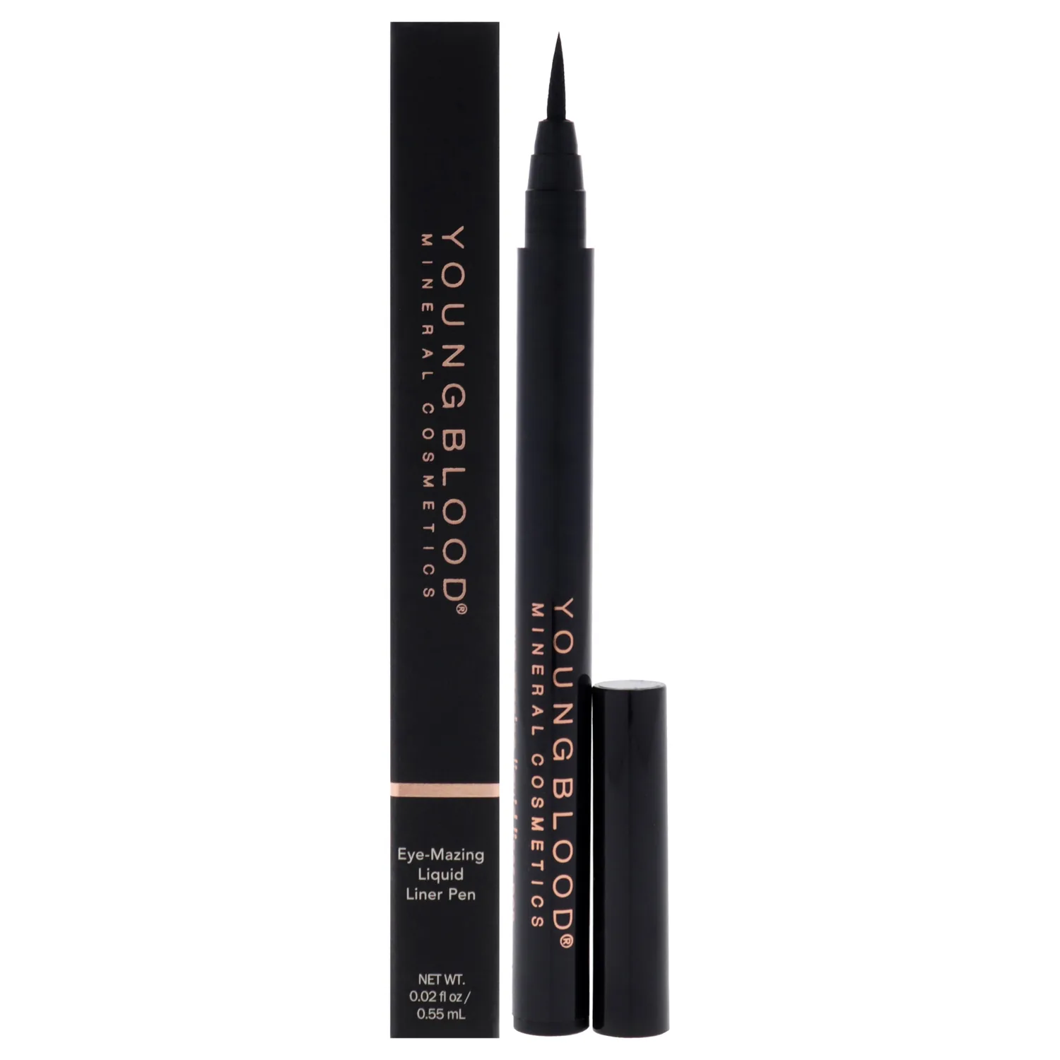 Youngblood Mineral Cosmetics Natural Eye-Mazing Liquid Liner Pen - Noir - 0.59 ml / 0.02 fl. oz.