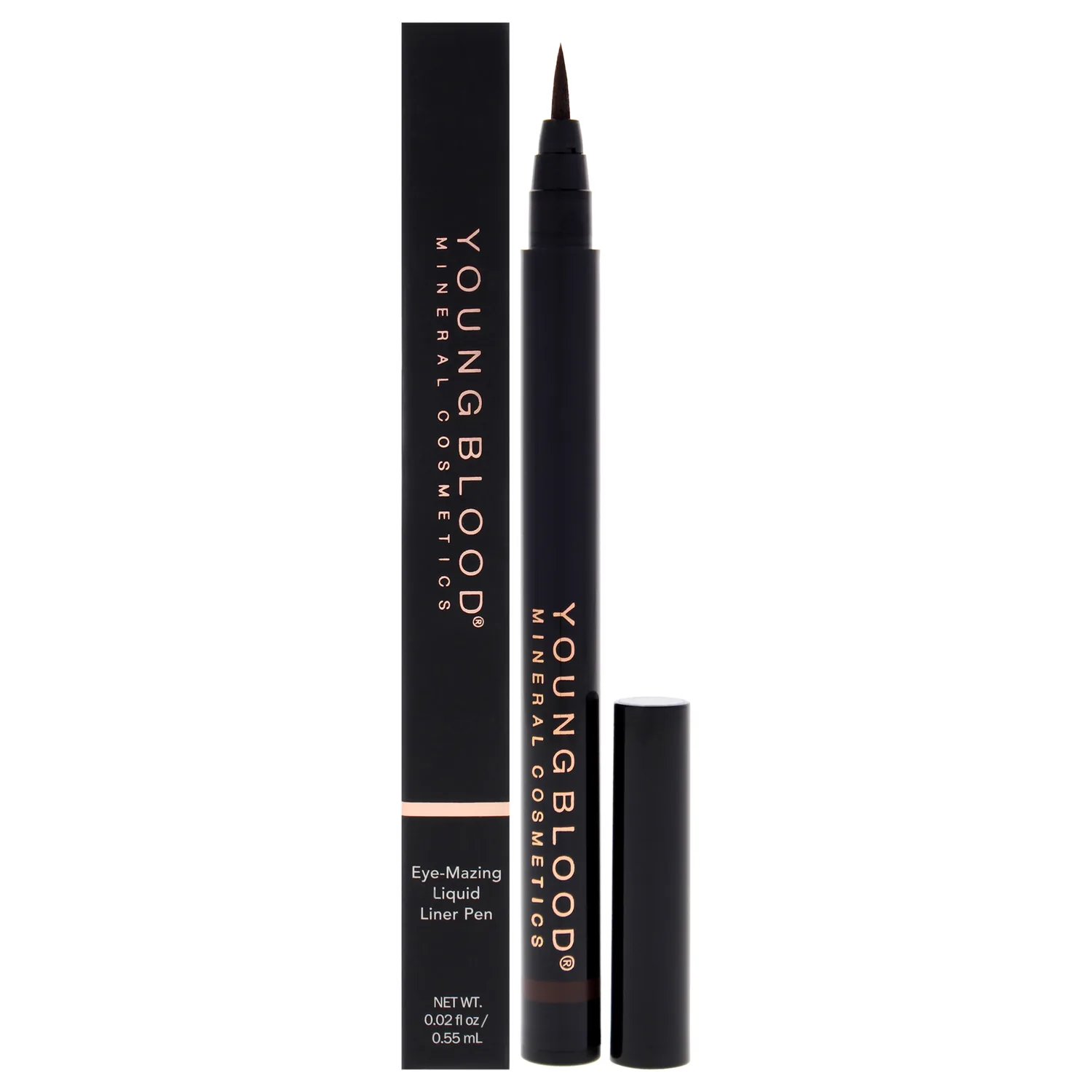 Youngblood Eye-Mazing Liquid Liner Pen, Marron, 0.02 Fluid Ounce