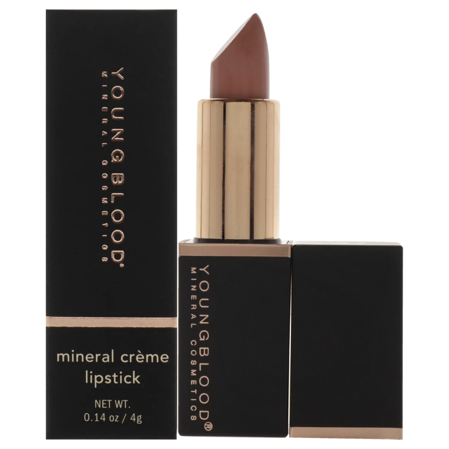 Youngblood Mineral Creme Lipstick - Blushin Nude 0.14 oz