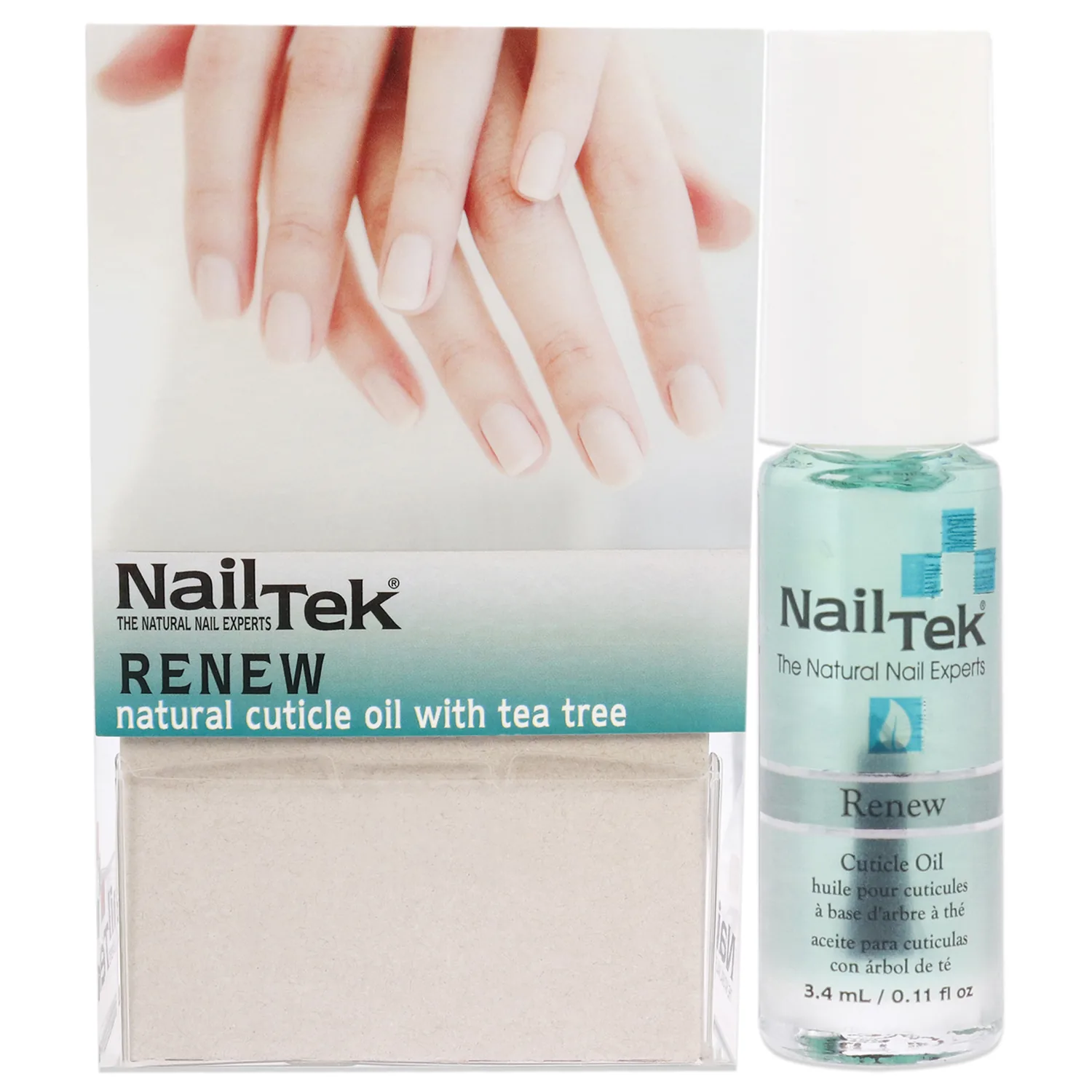 Nail Tek Renew Natural Cuticle Oil with Tea Tree 0.17 oz