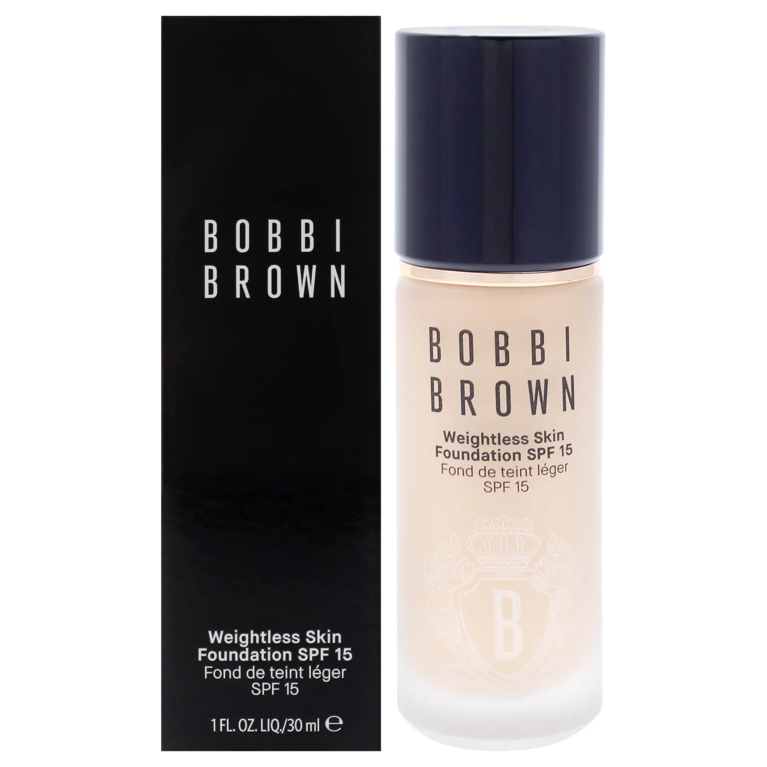 Bobbi Brown Weightless Skin Foundation SPF 15 N-020 Neutral Ivory 1 oz