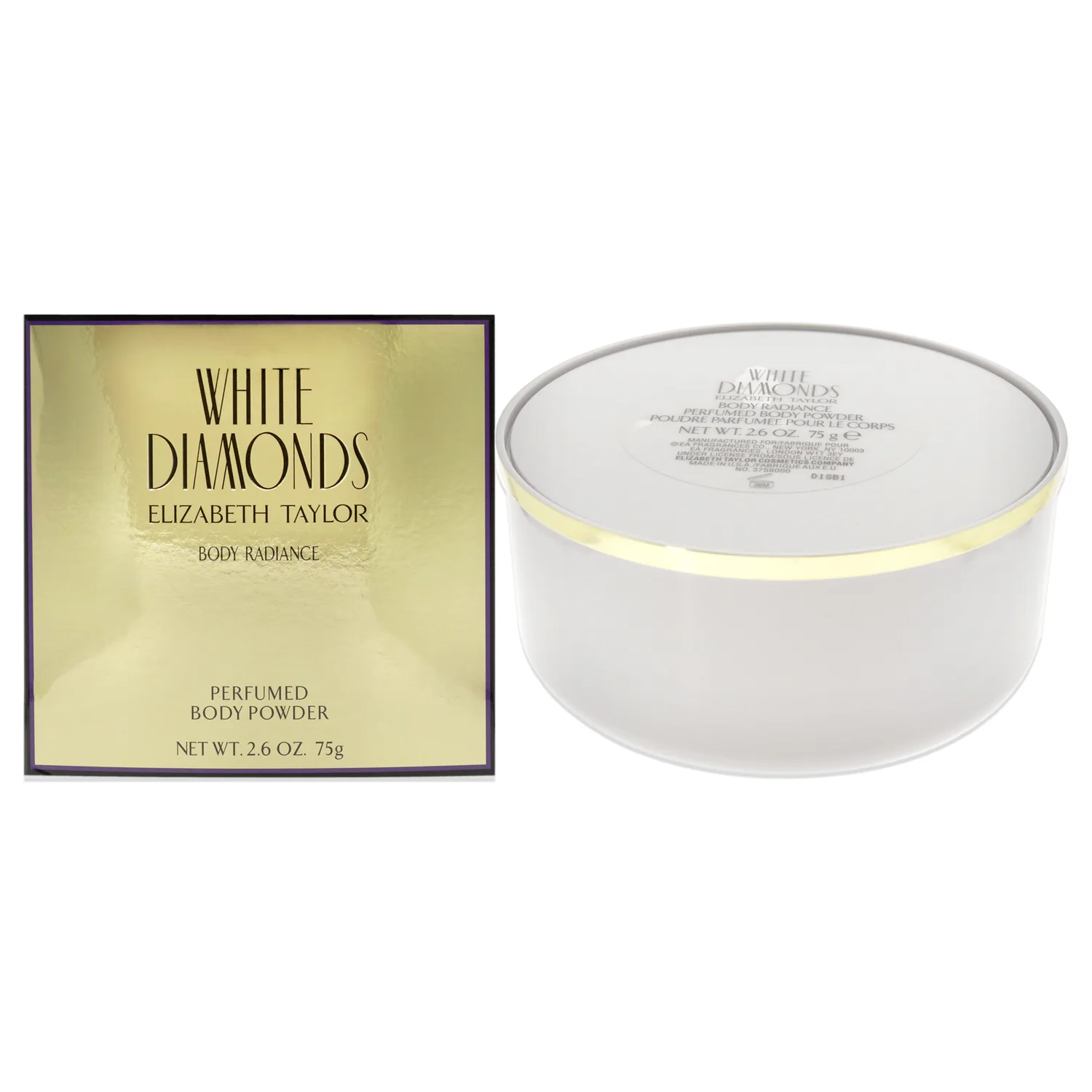 Elizabeth Taylor White Diamonds Body Powder 77ml / 2.6 oz