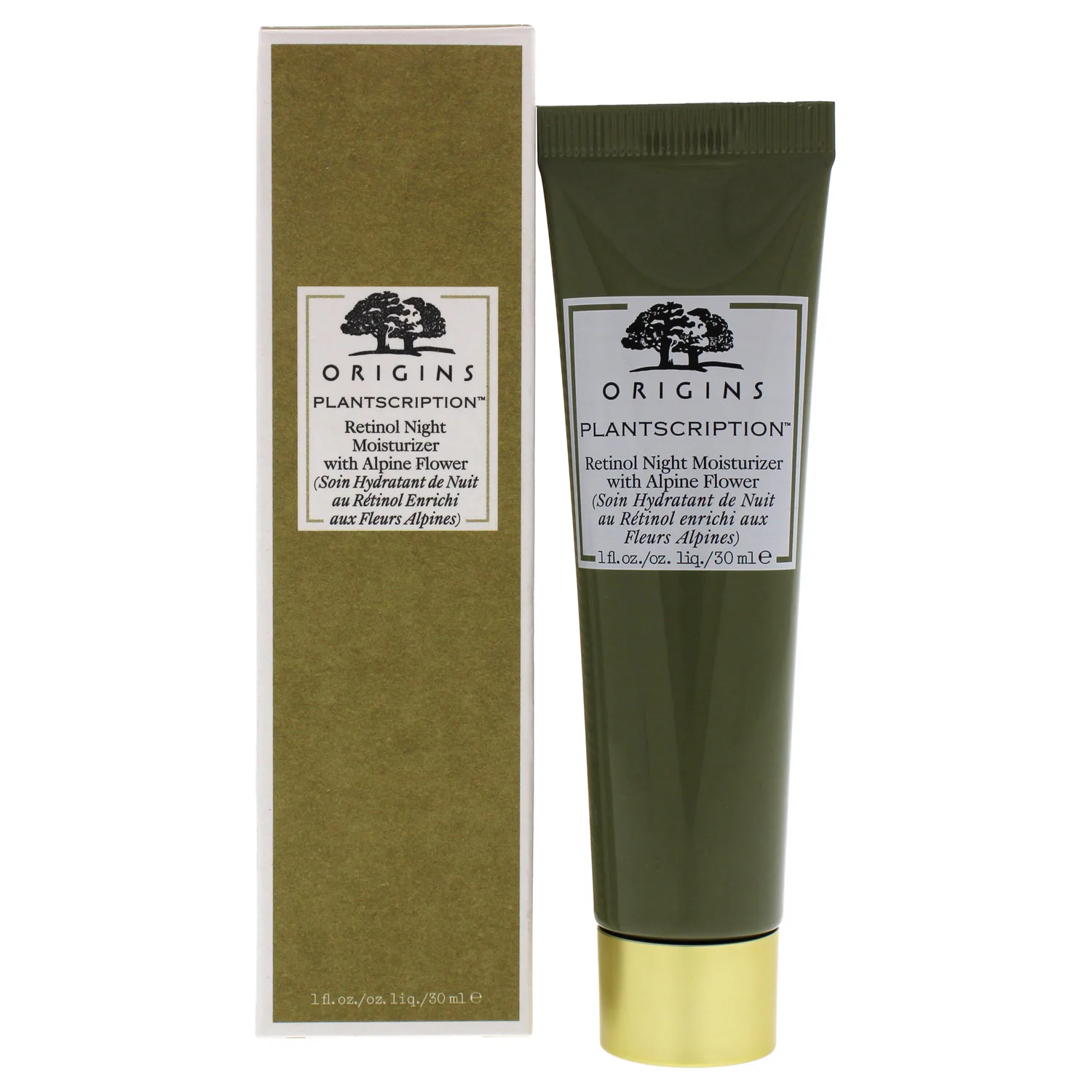 Origins Plantscription Retinol Night Moisturizer With Alpine Flower 30ml / 1 oz