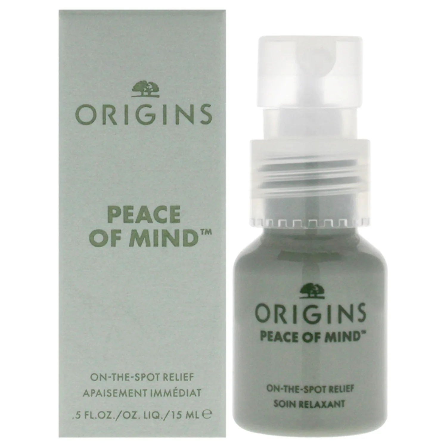 Origins Peace of Mind | Helps You Relax | With Eucalyptus, Peppermint & Basil Essential Oils, 0.5 Fl Oz