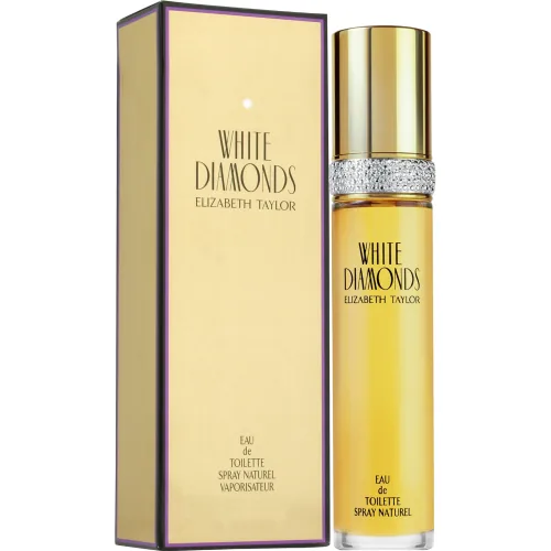 Elizabeth Taylor White Diamonds Women's Perfume, Long-Lasting Floral Fragrance for Her, Eau de Toilette EDT Spray, 3.3 fl oz