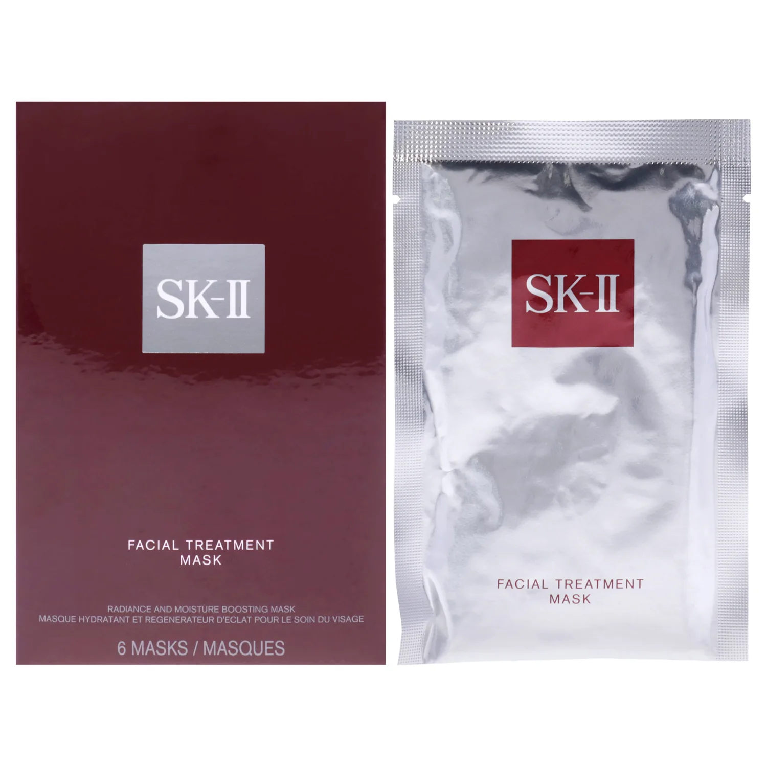 SK-II Facial Masks - Brightening Face Mask Sheets to Help Improve Tone, Texture & Radiance - Anti-Aging Treatment for Replenished Moisture & Visibly Healthier Skin (6 Count)