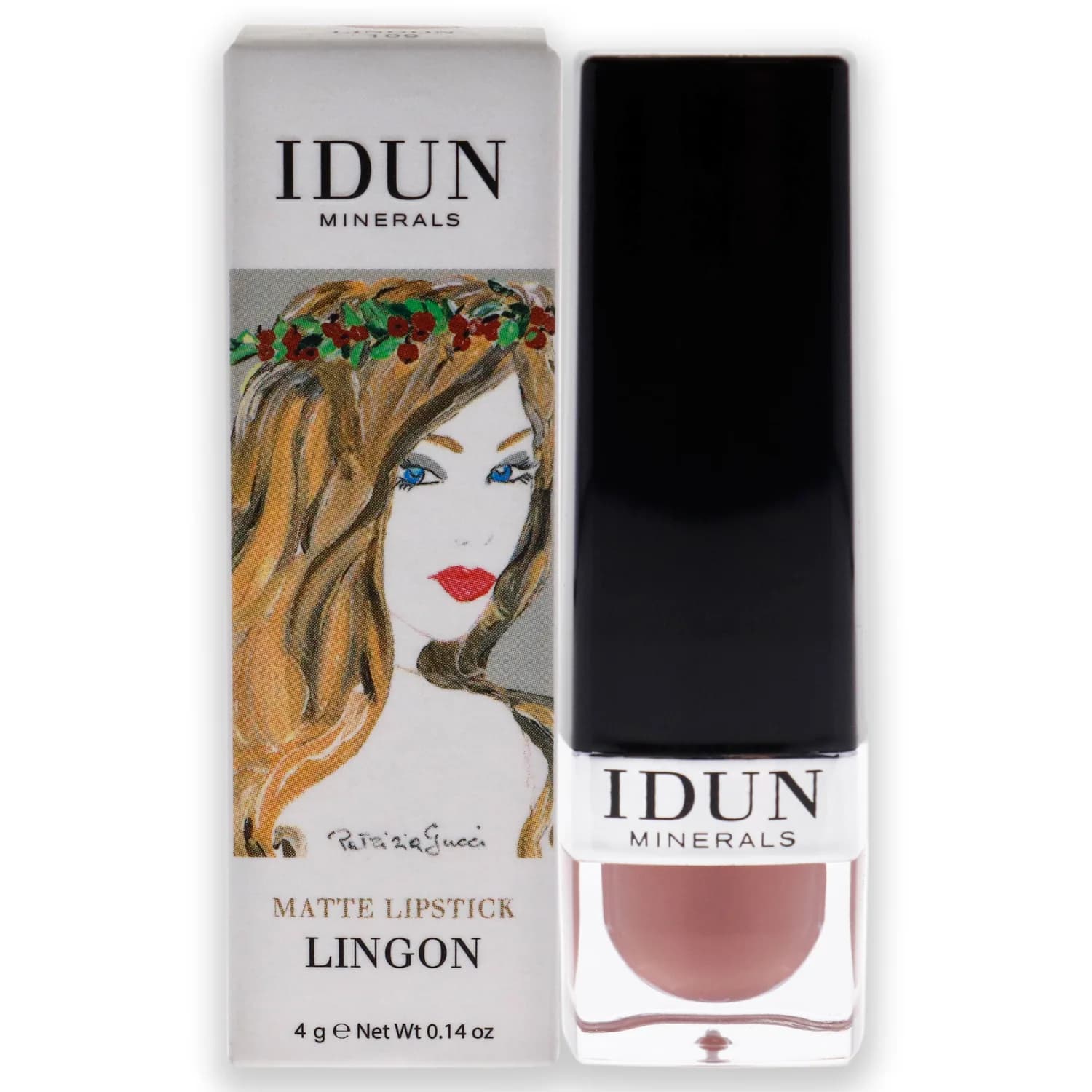 Idun Minerals 109 Lingon Matte Lipstick 0.14 oz