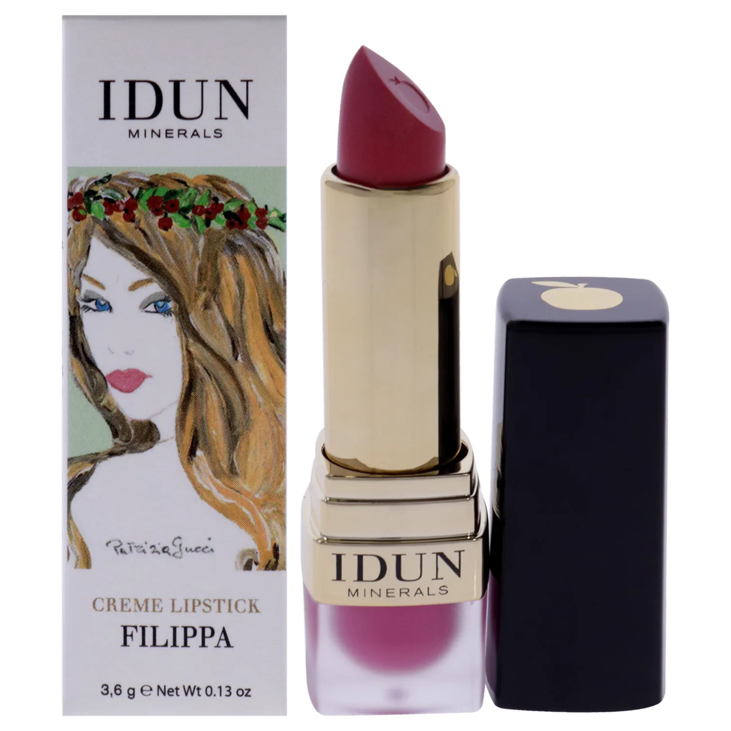 Idun Minerals Creme Lipstick - 204 Filippa 0.13 oz