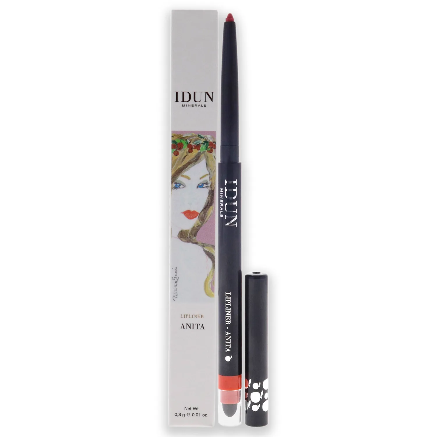 Idun Minerals Anita Red Lip Liner 0.01 oz