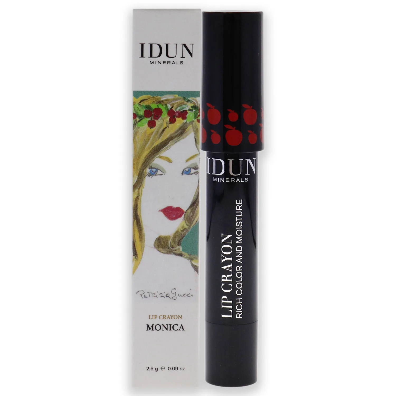Idun Minerals Monica Plum Red Lip Crayon 0.09 oz