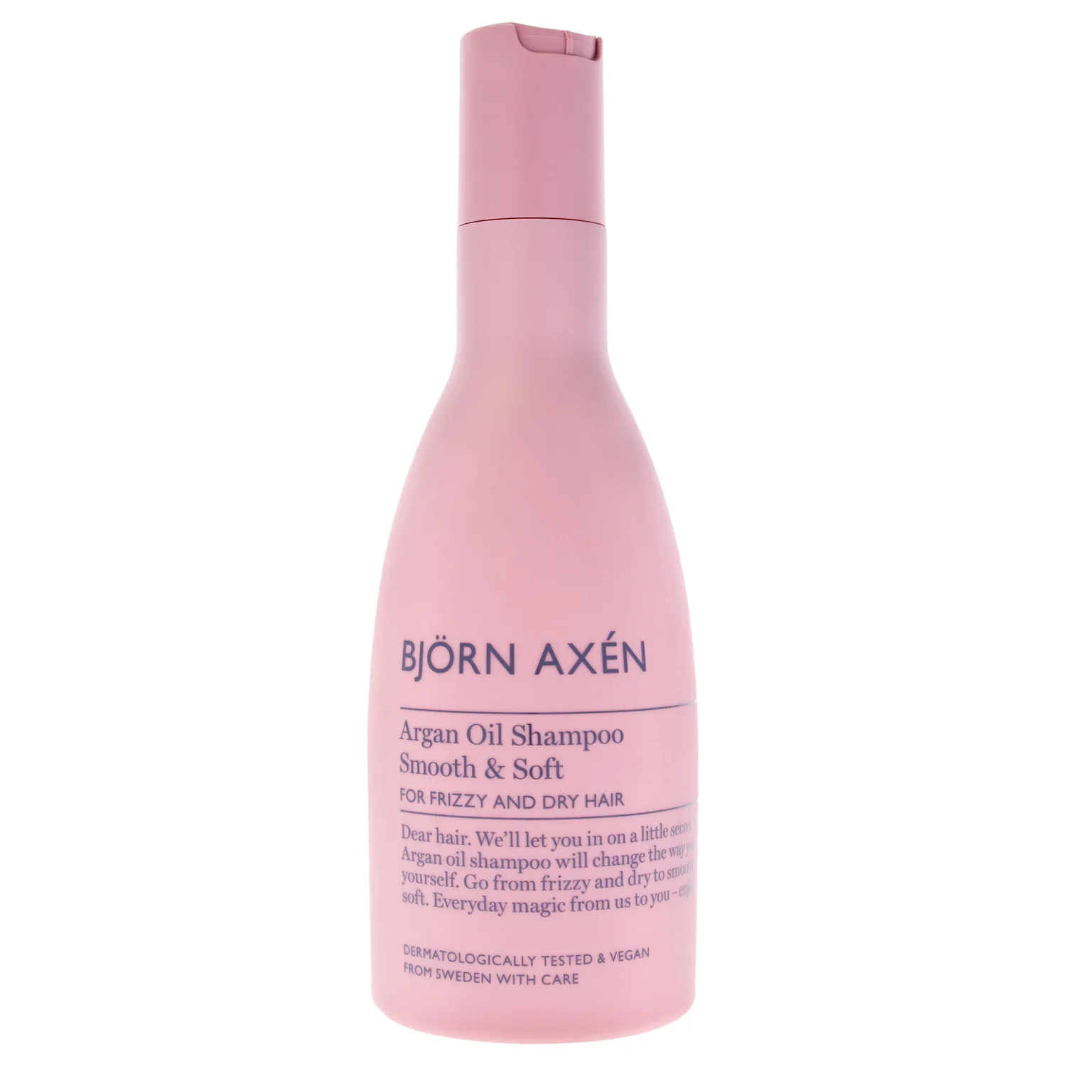Björn Axén Argan Oil Shampoo - Sulphate-Free, Gentle - Enriched with Organic Argan Oil - Reduces Frizz - Ideal for Coarse, Dry, Damaged, and Curly Hair - Vegan - Dermatologically Tested - 8.45 oz