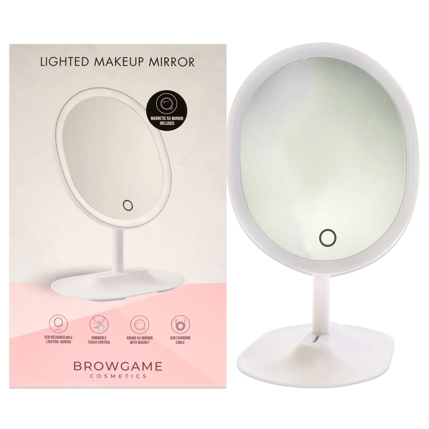 Browgame Original Lighted Makeup Mirror