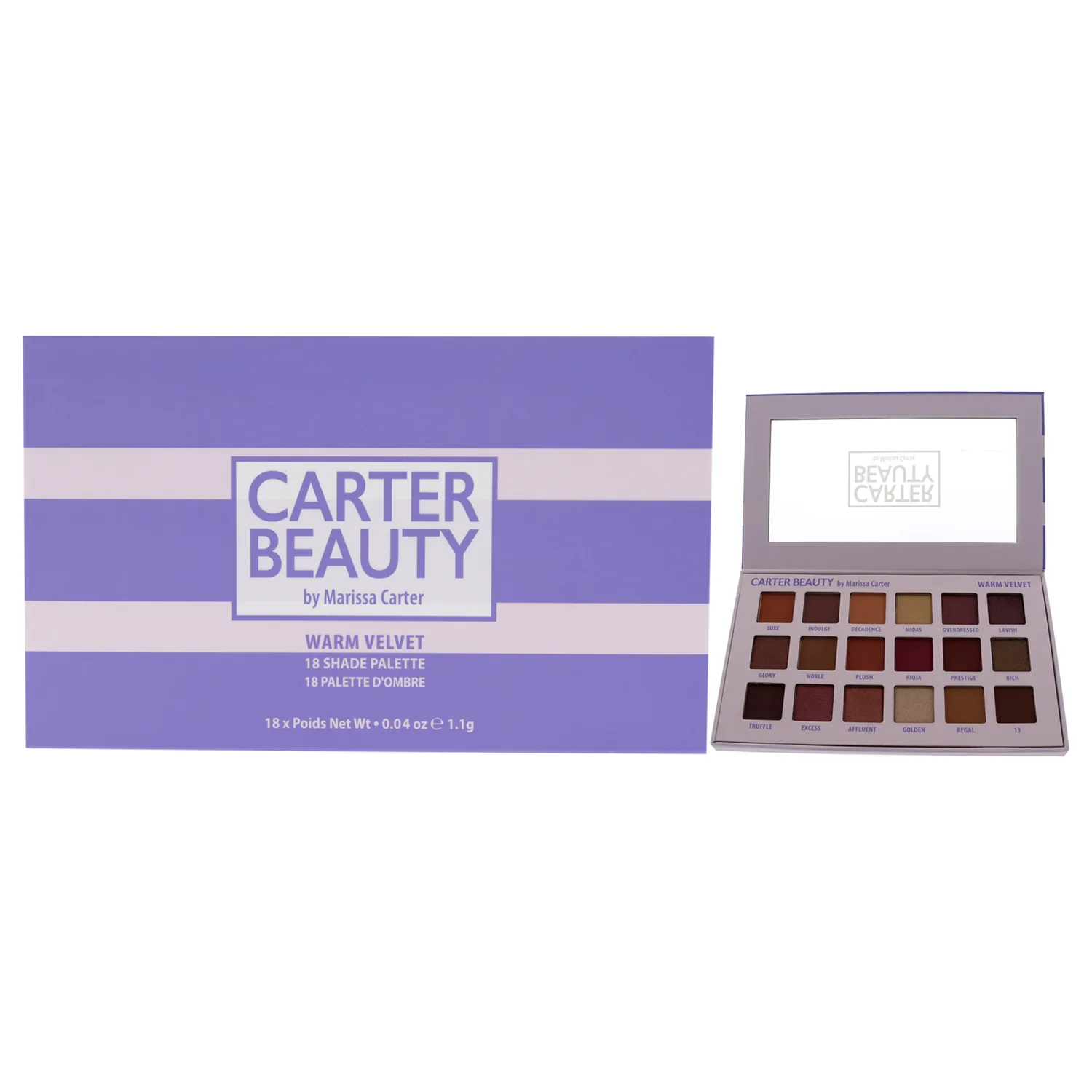 Carter Beauty Warm Velvet Palette 0.72 oz