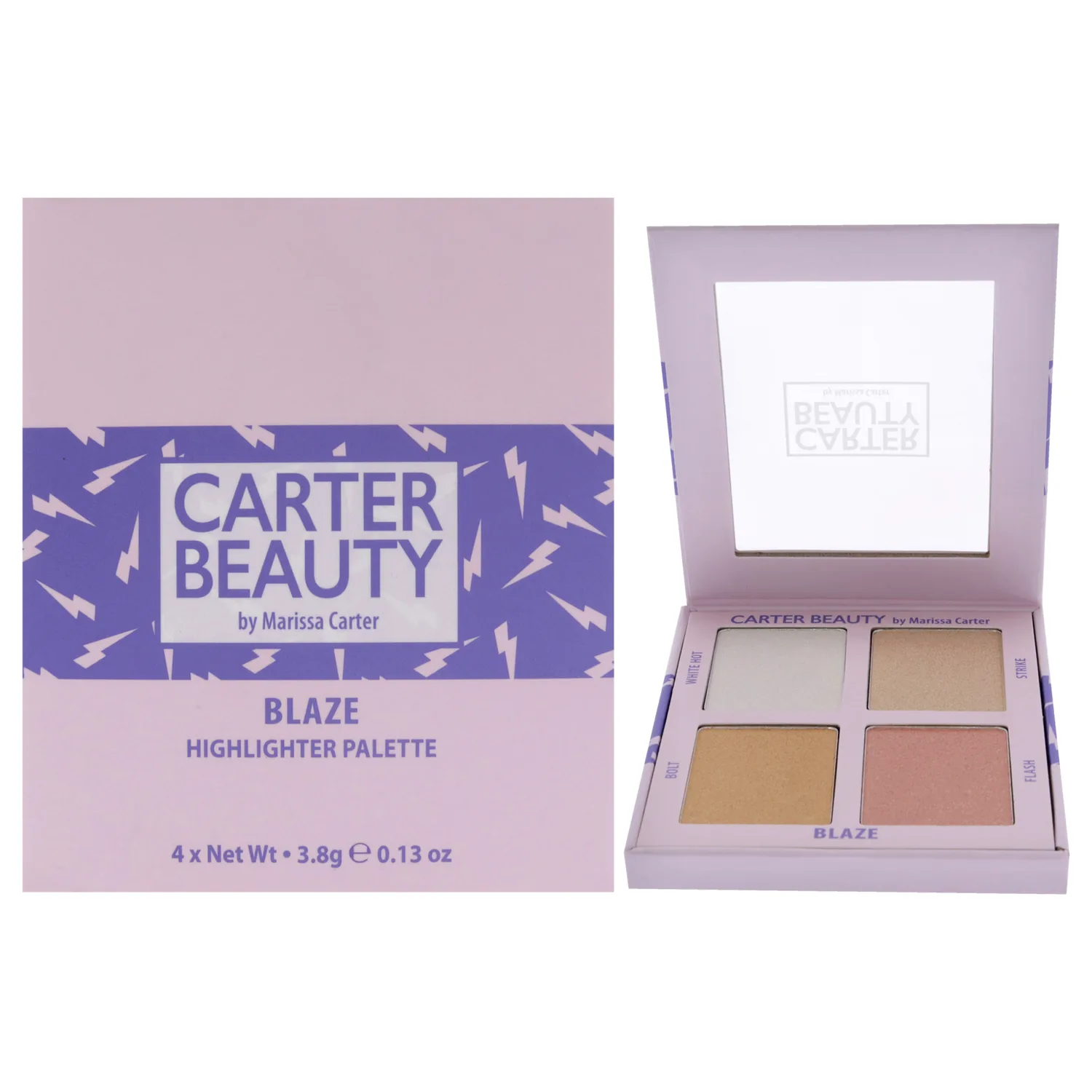 Carter Beauty Mini Highlighter Palette - Blaze 0.52 oz