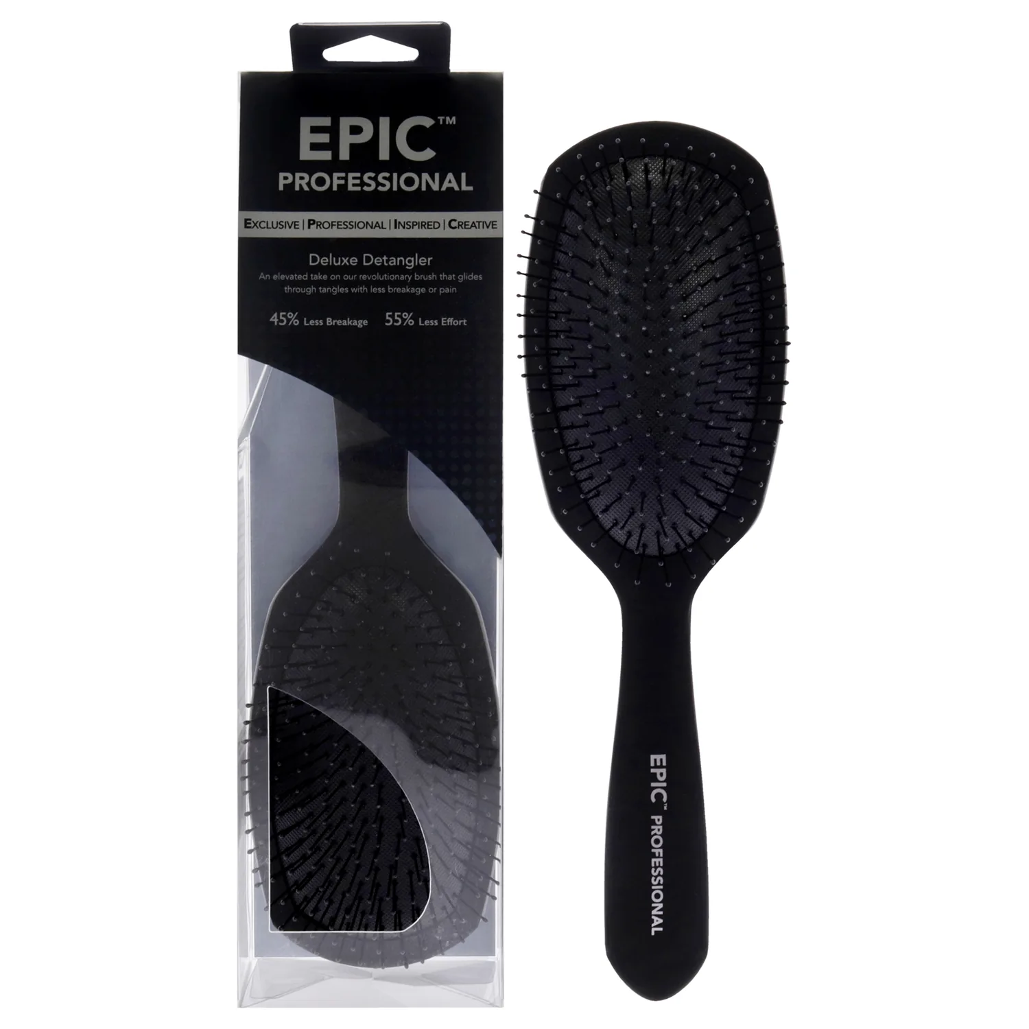 Wet Brush Pro Epic Deluxe Detangler - Black for Unisex
