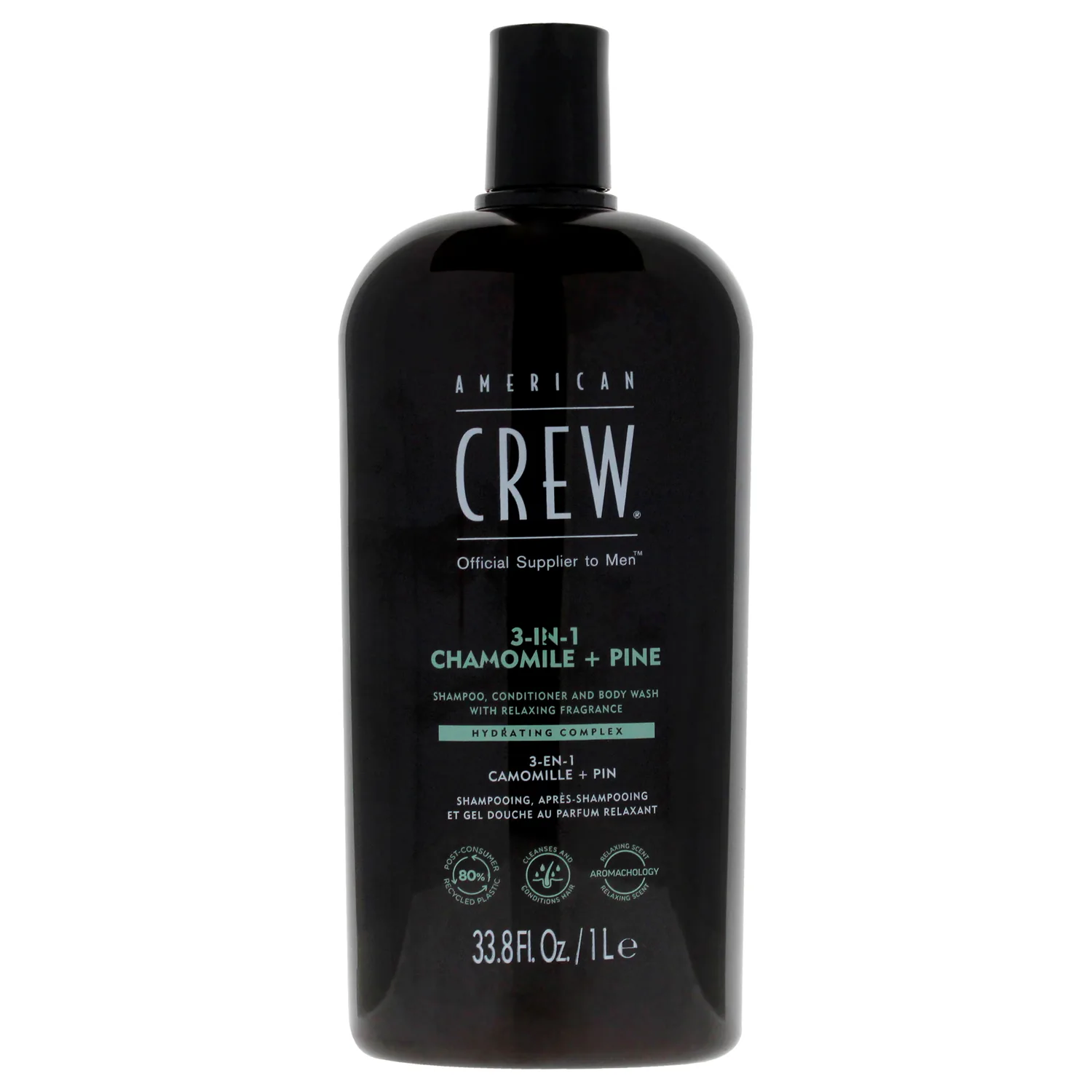 American Crew 3-in-1 Chamomile & Pine Body Wash 1000ml / 33.8 oz