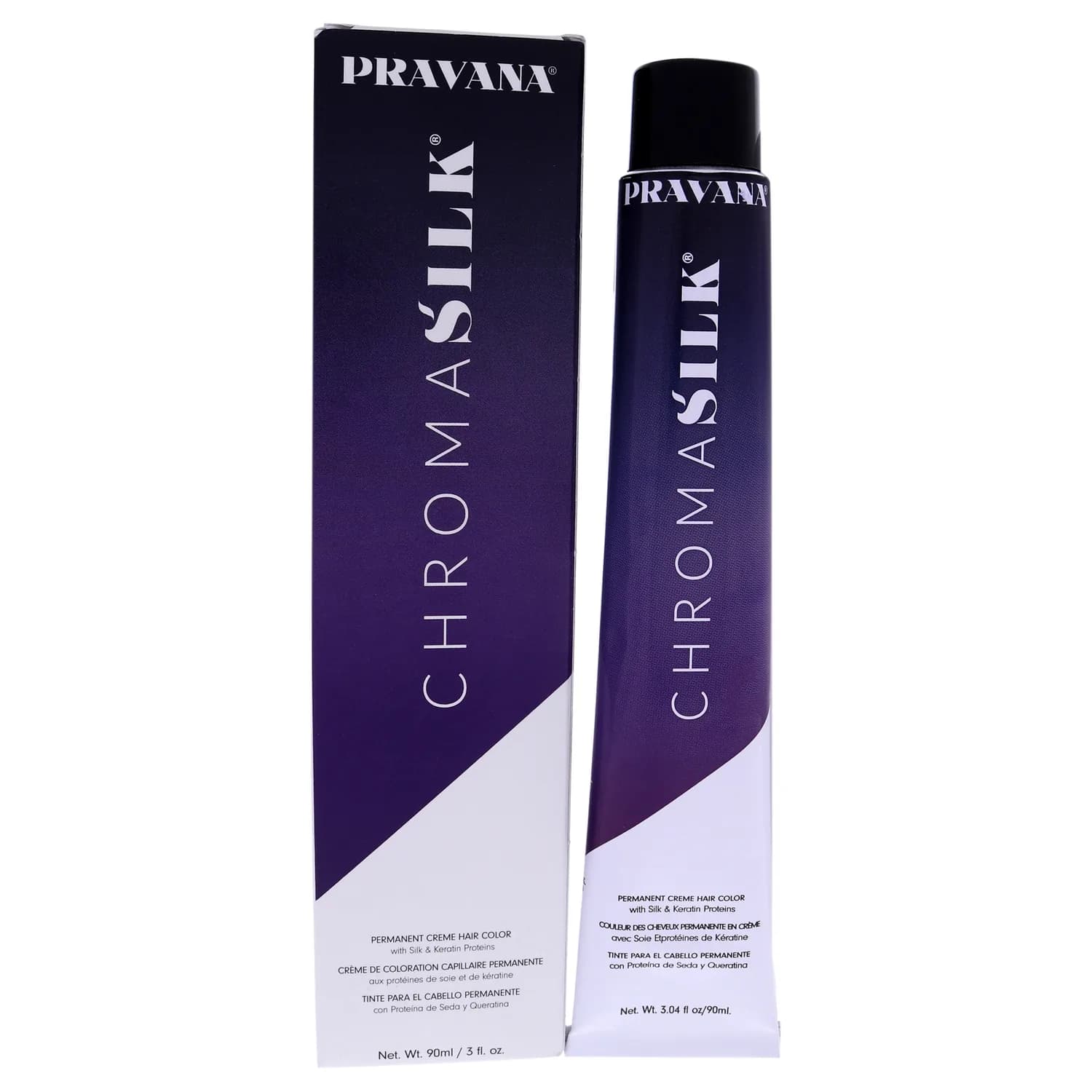 Pravana ChromaSilk Creme - 5.5 Light Mahogany Brown Hair Color 3 oz