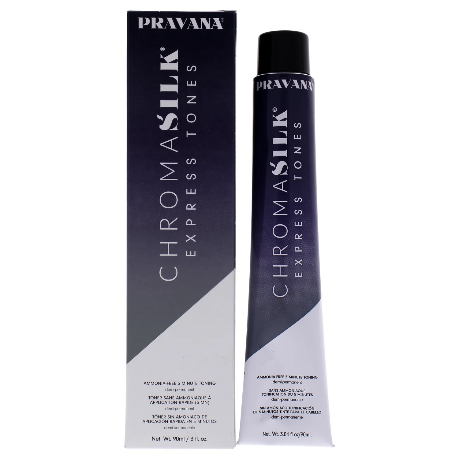 Pravana ChromaSilk Express Tones - Dark Mahogany Hair Color 3 oz