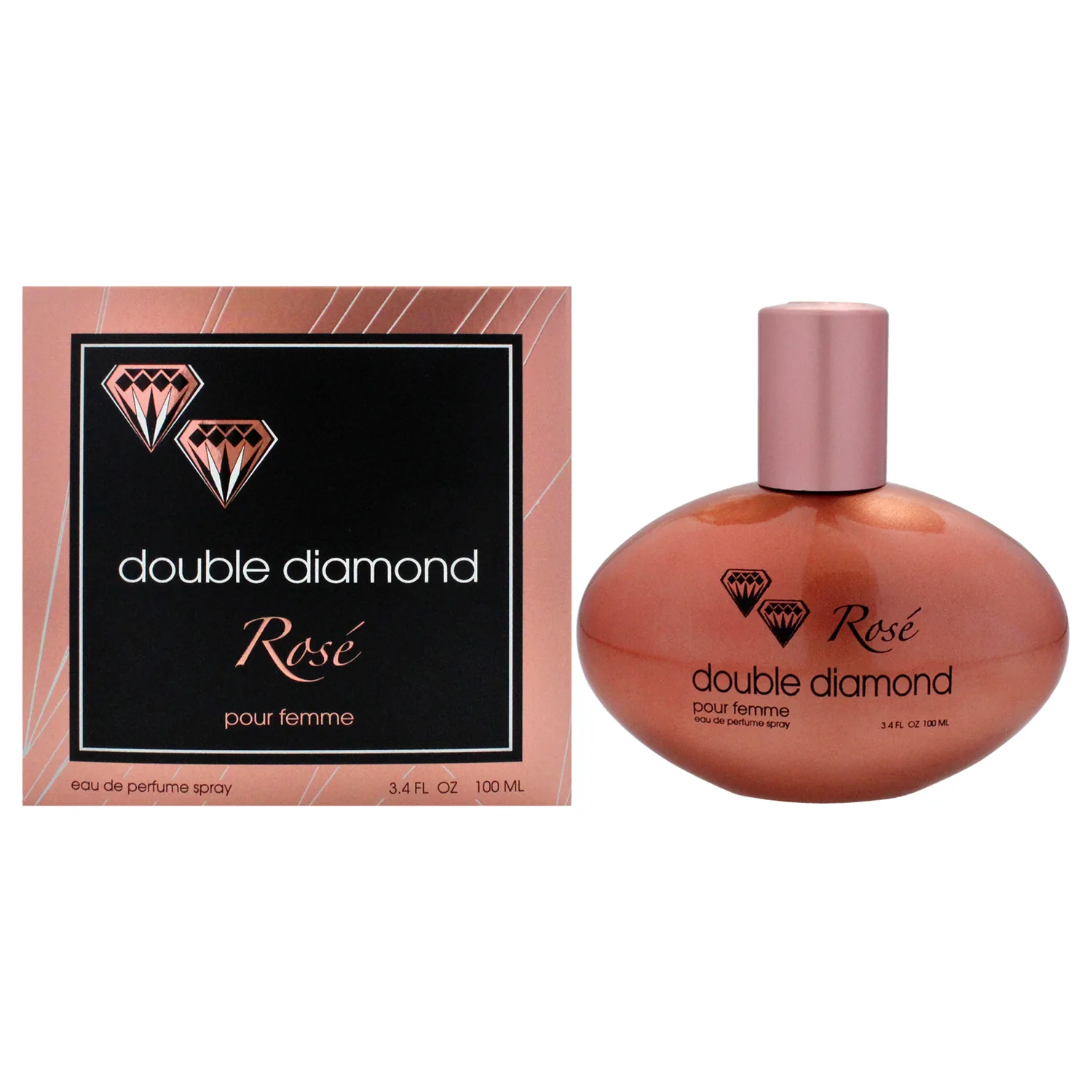 Double Diamond Rose Eau de Parfum 100ml / 3.4 oz for Women