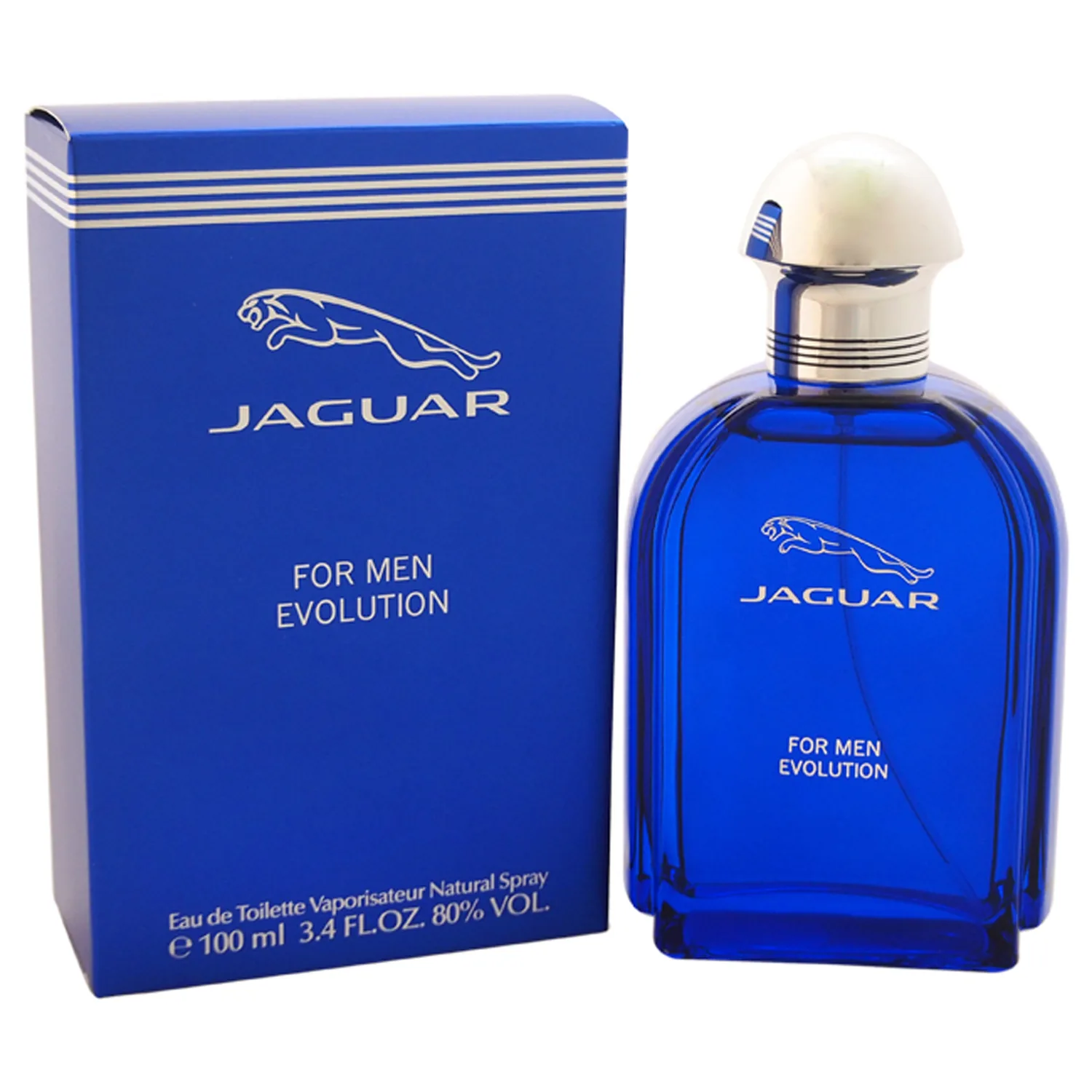Jaguar Evolution Eau de Toilette Spray for Men, 3.4 Ounce