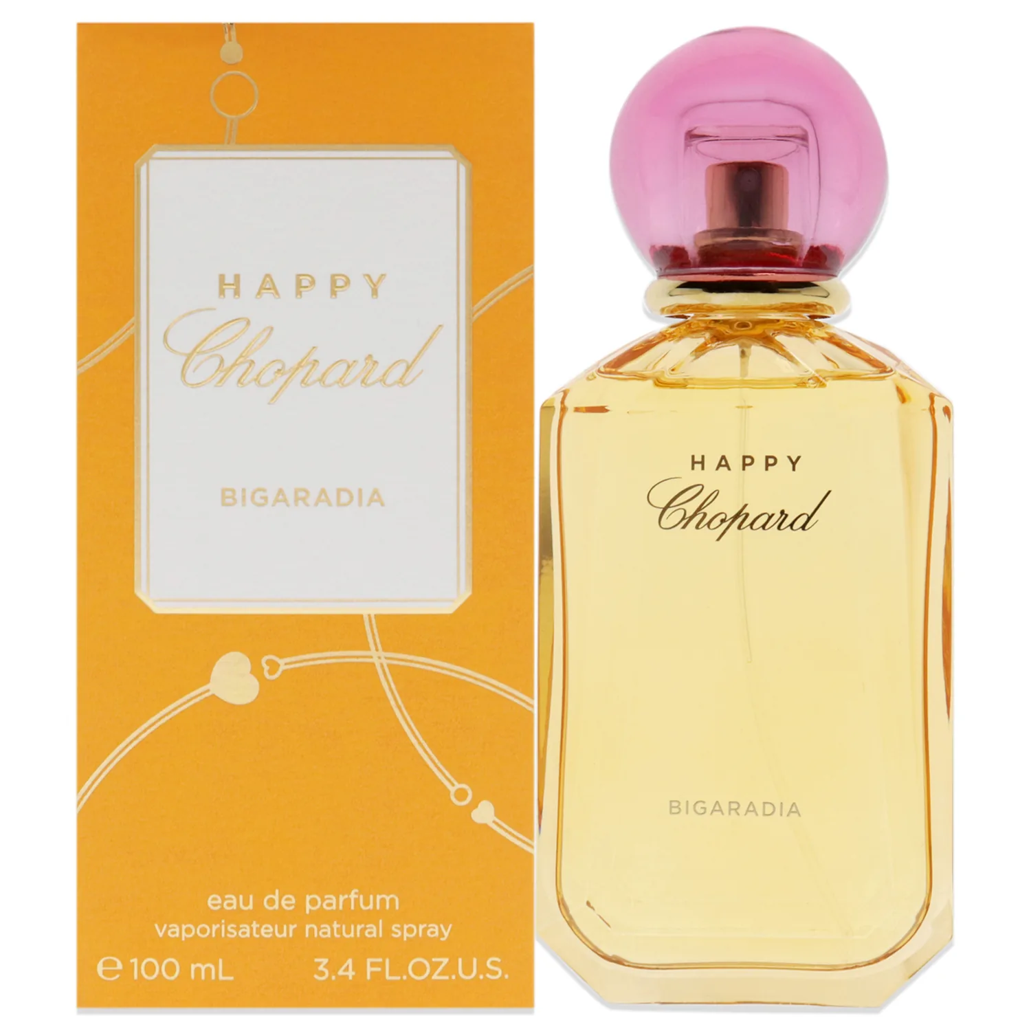 Chopard Happy Bigaradia For Women - A Rich, Nuanced Floral Fragrance - Blended To Uplift Your Mood Instantly - With Notes Of Ginger, Green Leaves, Orange Flower, Mango, And Cucumber - 3.4 Oz