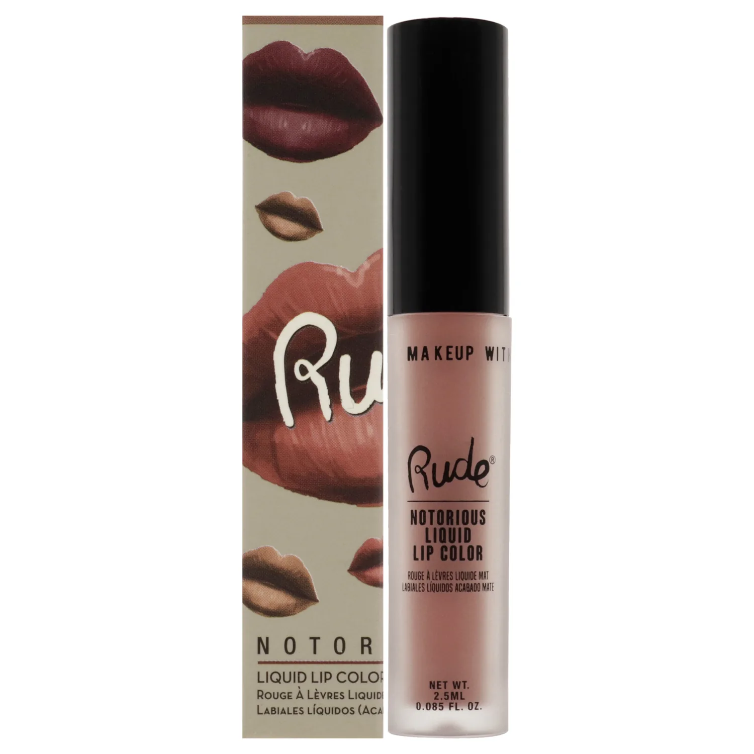 Rude Notorious False Hope Liquid Lip Color 0.1 oz