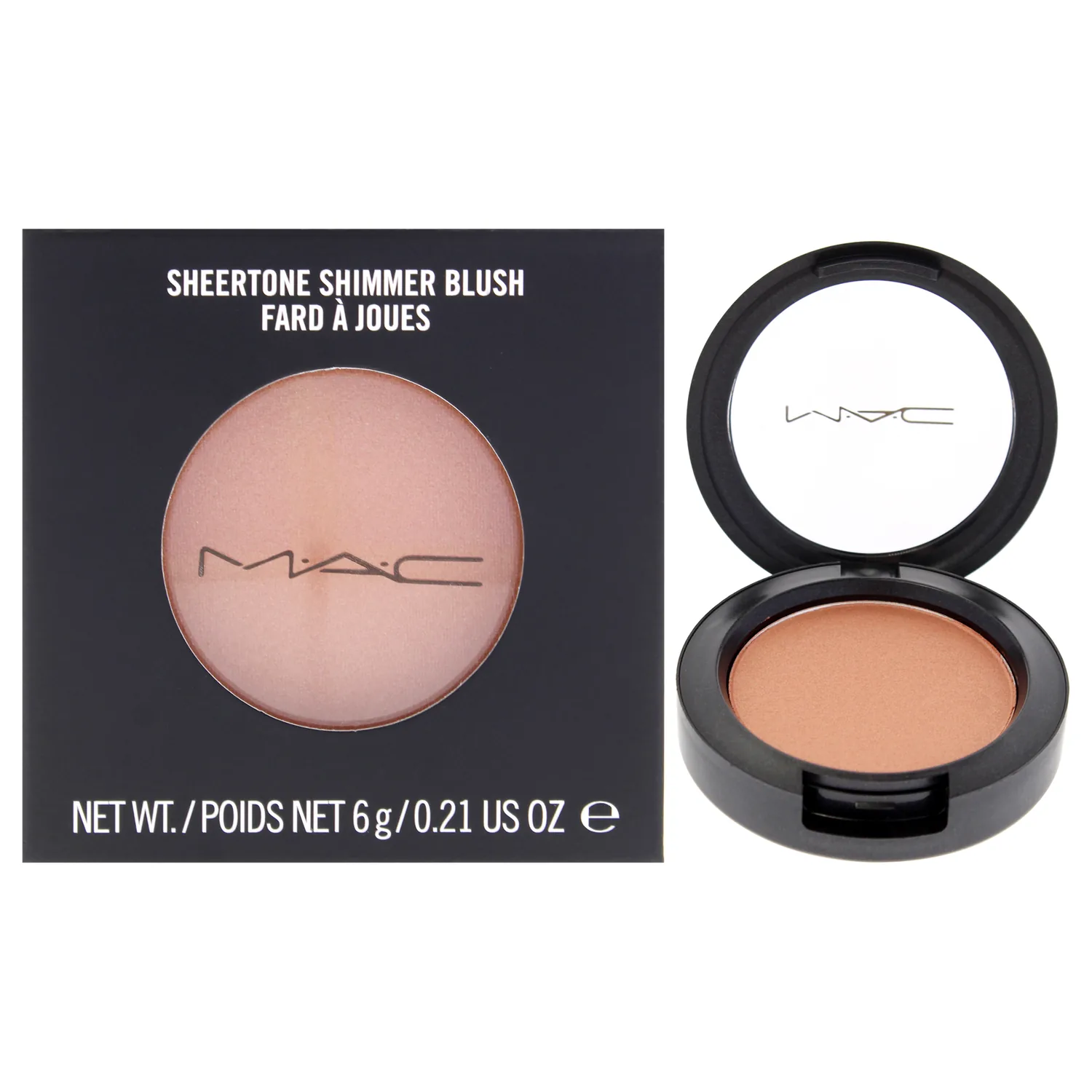 MAC Sheertone Shimmer Blush - Sunbasque 0.21 oz