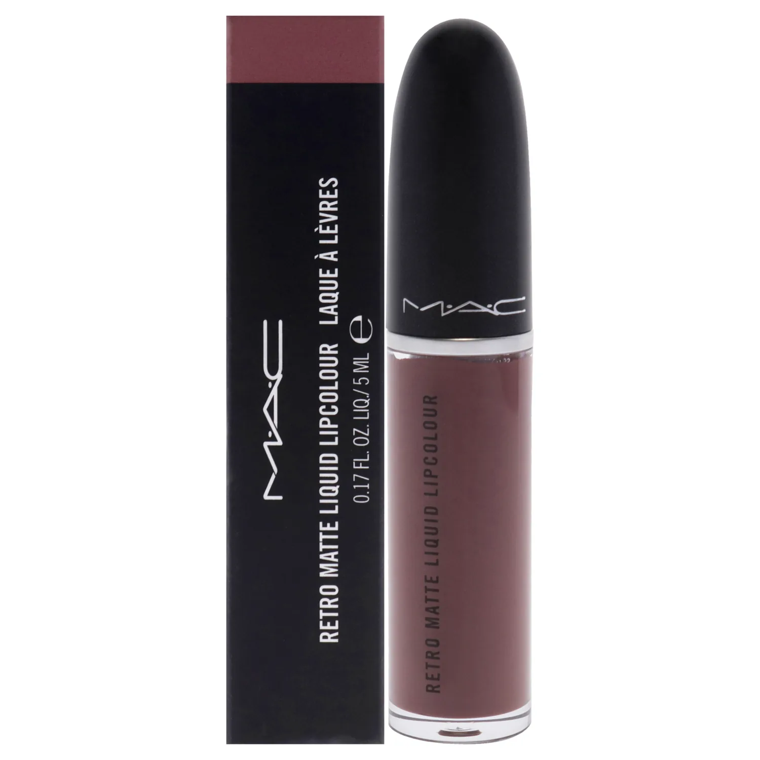 Retro Matte Liquid Lipcolour - # 123 Topped With Brandy (Deep Dirty Rose) (Matte) 5ml/0.17oz