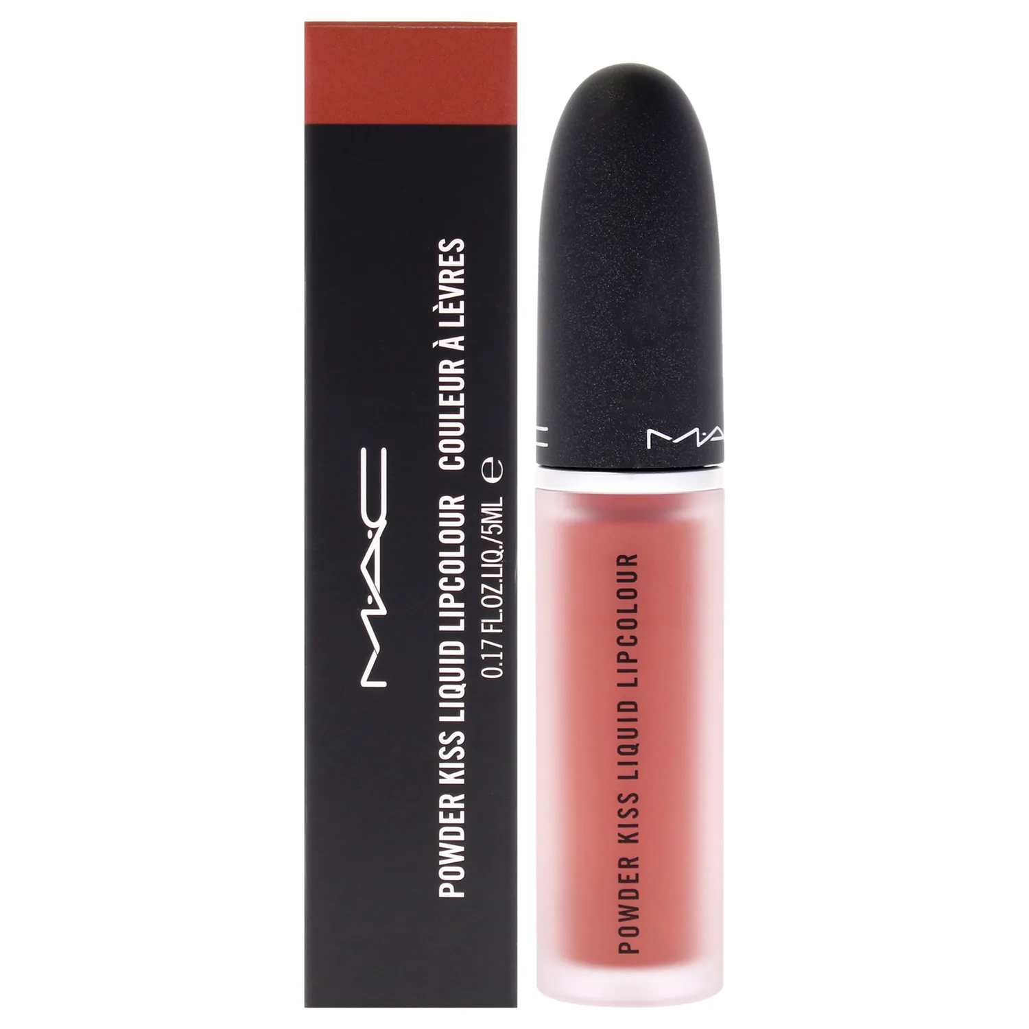 MAC Powder Kiss Liquid Lipcolor - 989 Mull It Over for Women - 0.17 oz Lipstick