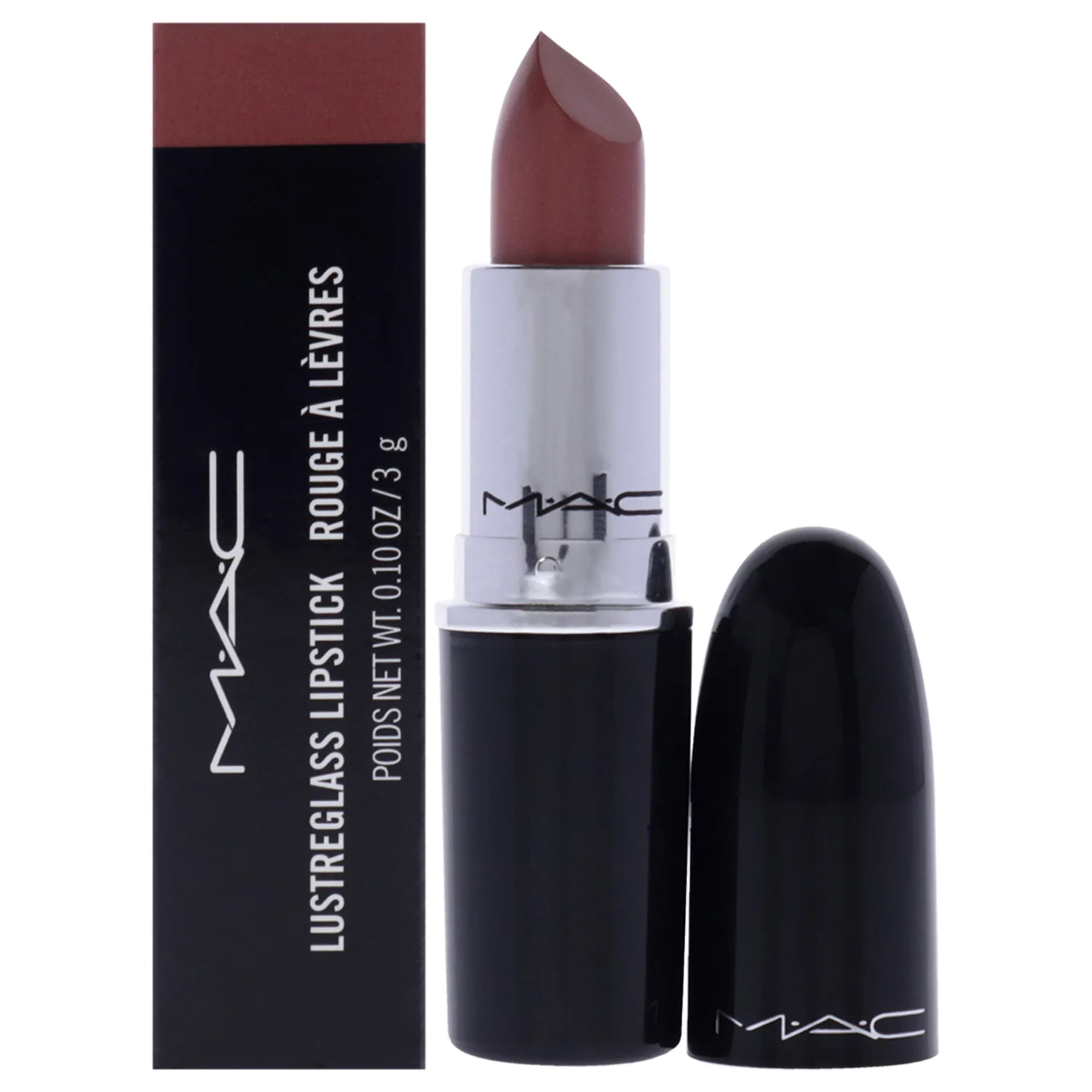 MAC Lustreglass Sheer Shine Lipstick - Thanks Its 0.1 oz