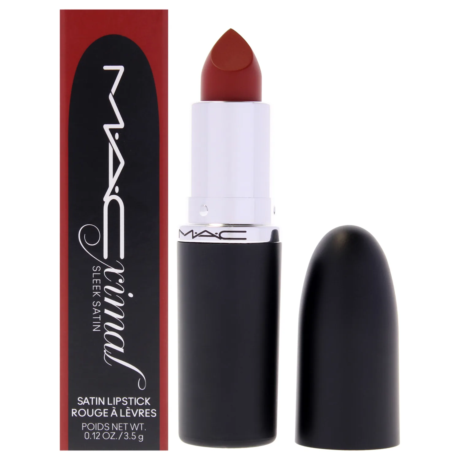 MAC M·A·Cximal Sleek Satin Lipstick, Dubonnet, 0.12 Ounces